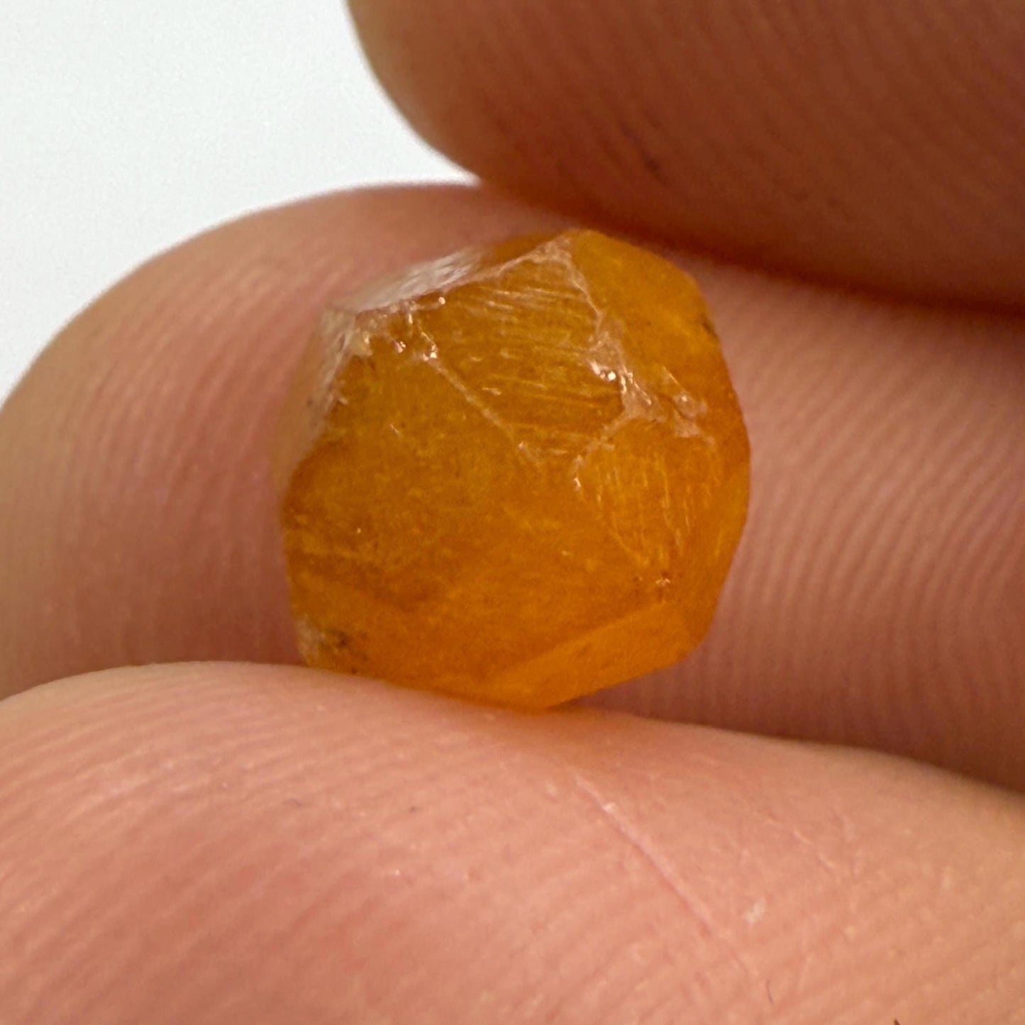 Spessartine Garnet, Speasartine, Loliondo Tanzania, Tanzanian Garnet, Meditation, Awakening, Rare Garnet, 0.99 grams, 4.95 carats