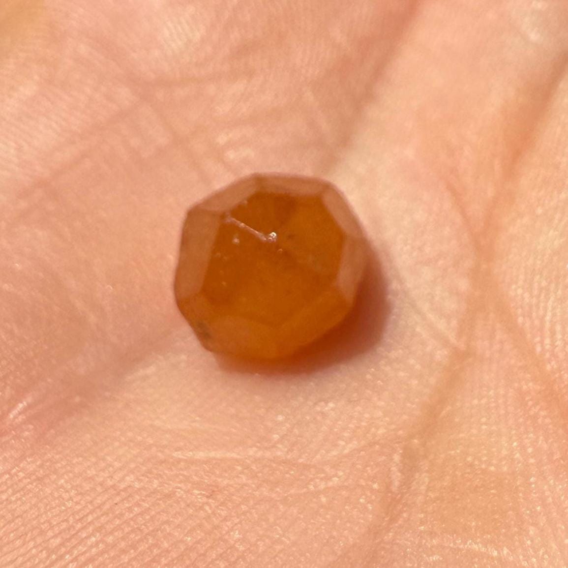 Spessartine Garnet, Speasartine, Loliondo Tanzania, Tanzanian Garnet, Meditation, Awakening, Rare Garnet, 0.99 grams, 4.95 carats