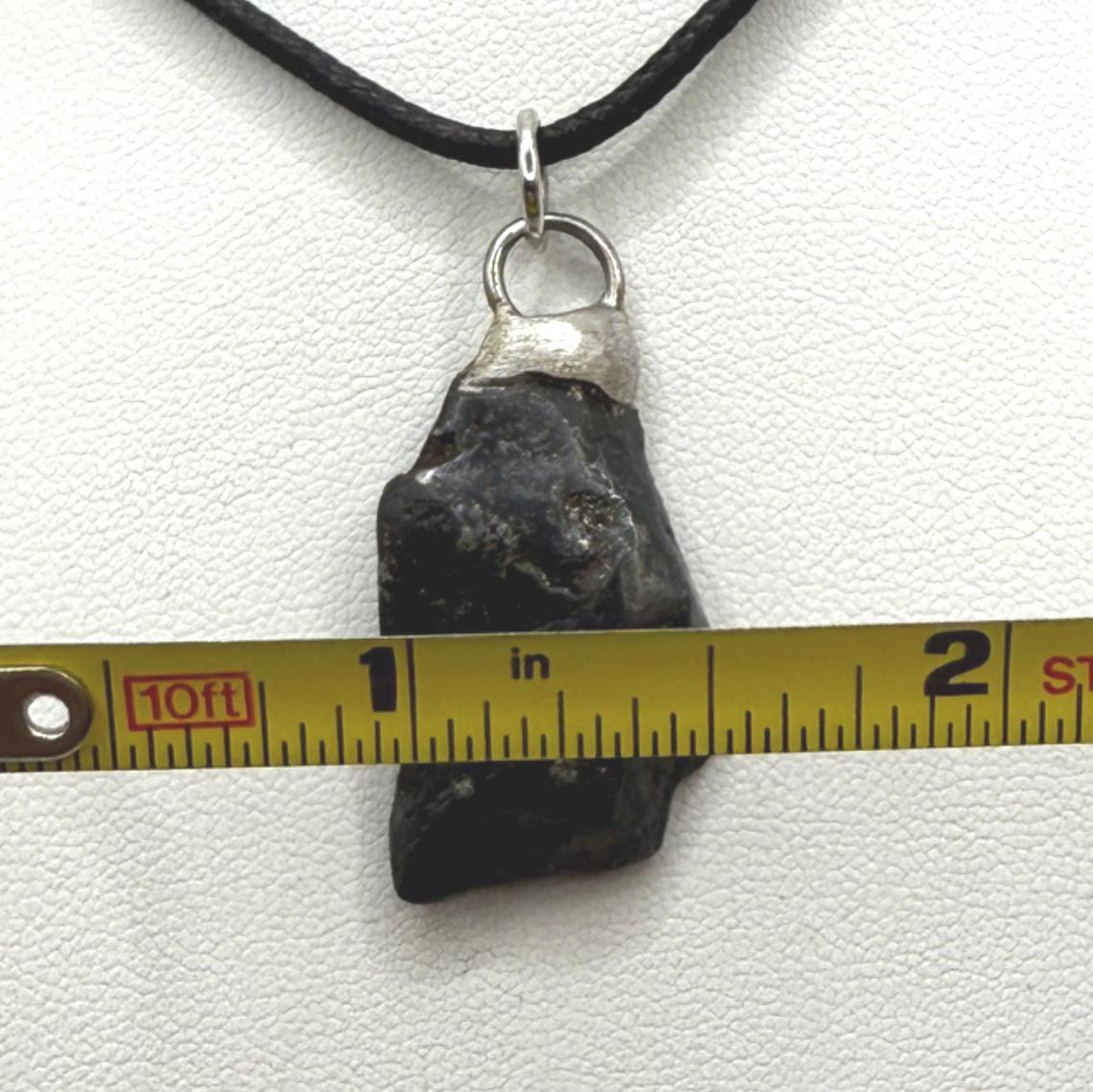Rare Canyon Diablo Meteorite Pendant 8.10 grams, Beautiful and unique meteorite formation, Astronomy Gift, Space Gift, Iron Meteorite