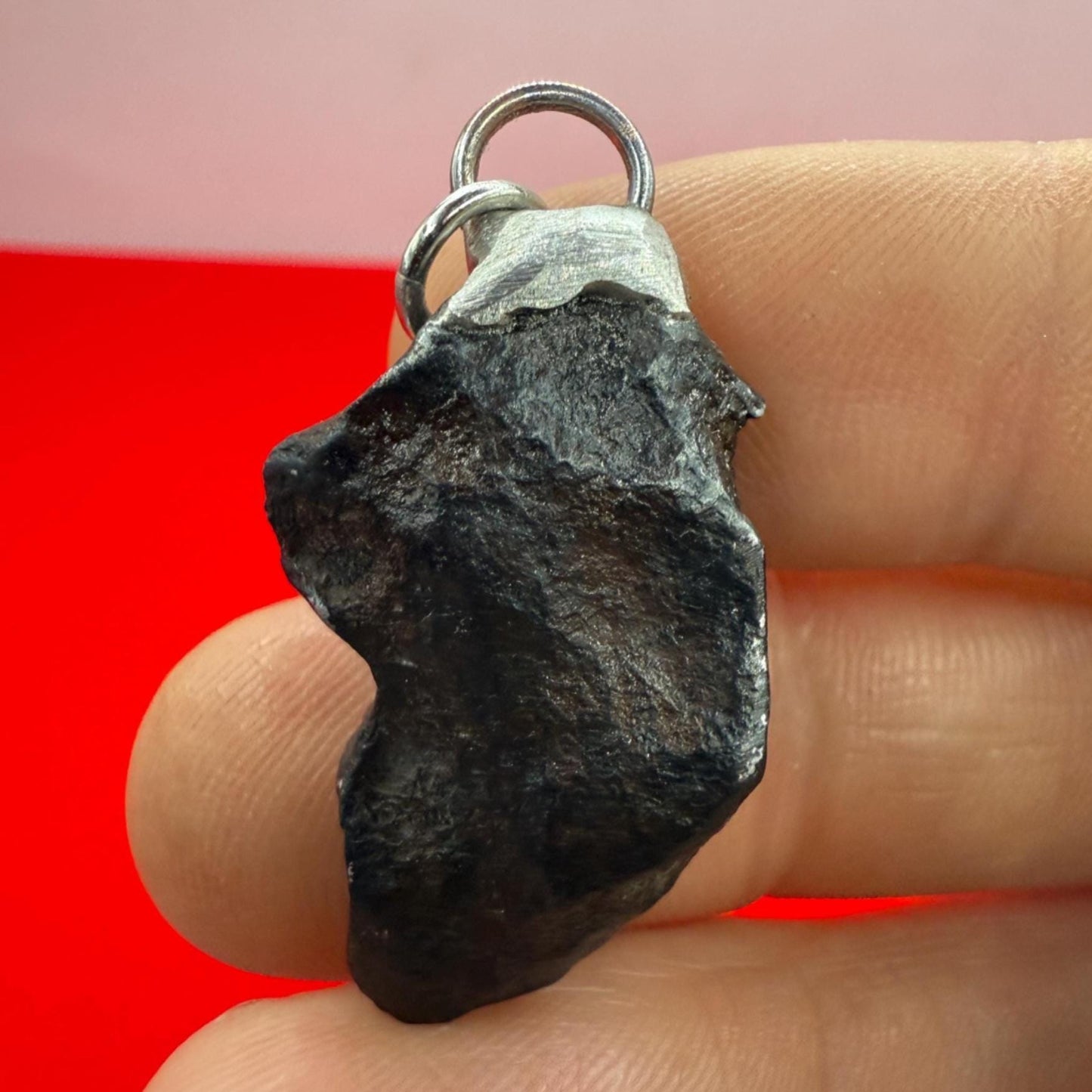 Mundrabilla Meteorite Pendant, Australian Meteorite, Authentic Meteorite, Astronomy Gift, Space Gift, Iron Meteorite, 13.10 grams