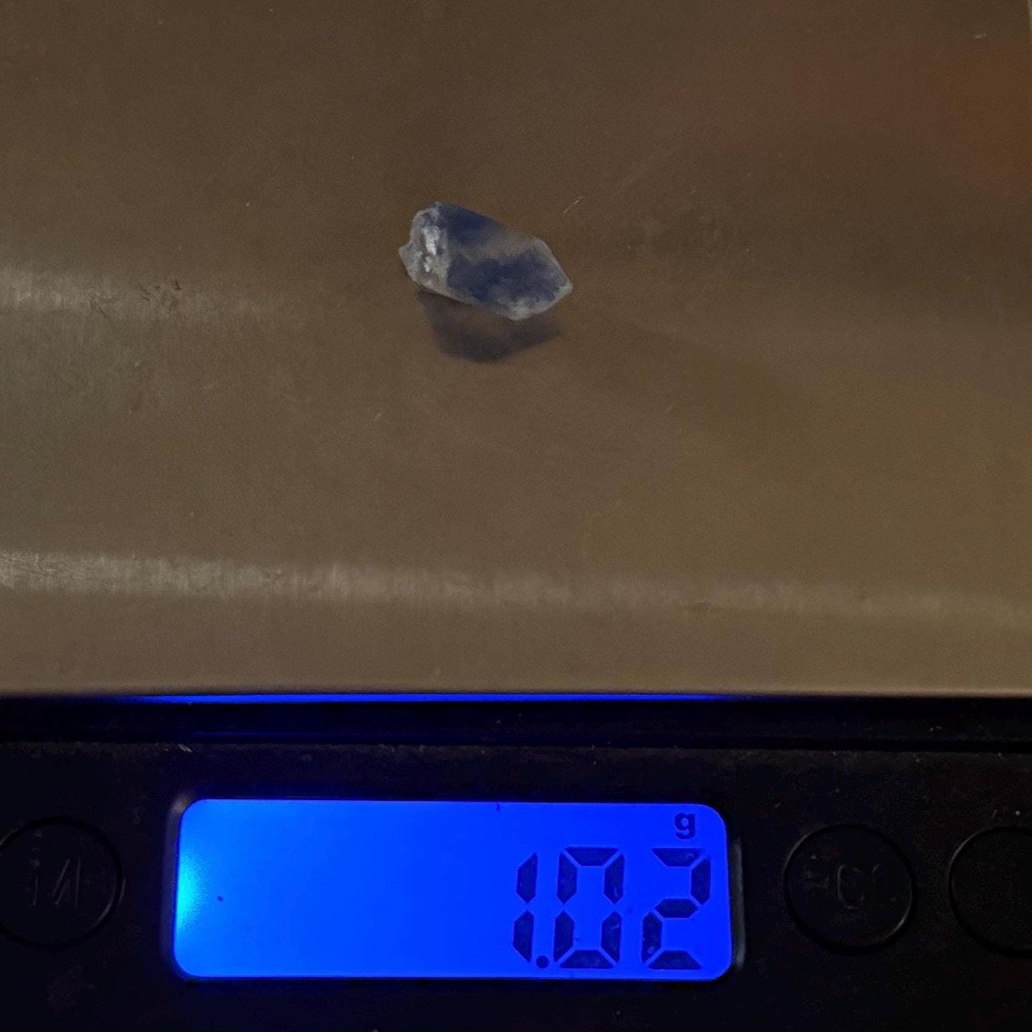 Rare Blue Dumortierite Crystal from Bahia, Brazil, Terminated– 1.02g/5.1ct, Gemstone for Collectors, Meditation, Reiki, Healing Decor