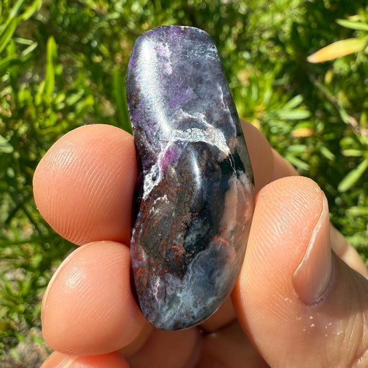 Sugalite Specimen, Polished Sugalite, Rare Sugalite, Inner Peace, South African, Reiki Energy Work, Authentic Sugalite, 9.02 grams