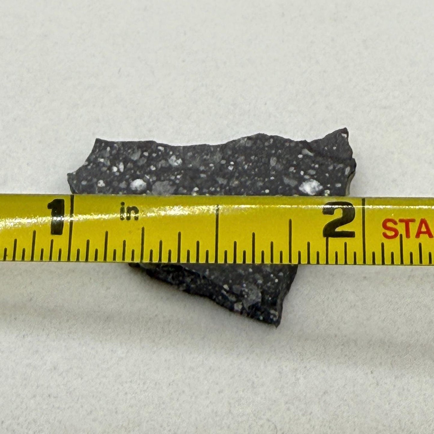 NWA 17679 Lunar Meteorite Slice, Rare Feldspathic Breccia Lunar, Mauritania, Africa, Moon Rock, Astronomy Gift, 2.38 grams