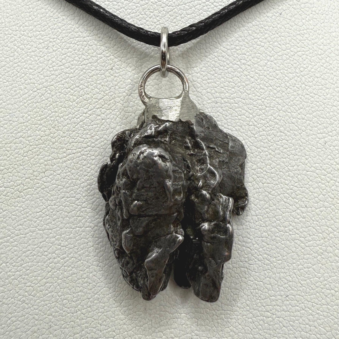 Beautiful Meteorite Campo del Cielo Pendant 13.28 grams, Astronomy Gift, Authentic Meteorite, Meteorite Jewelry, Meteorite Pendant, COA