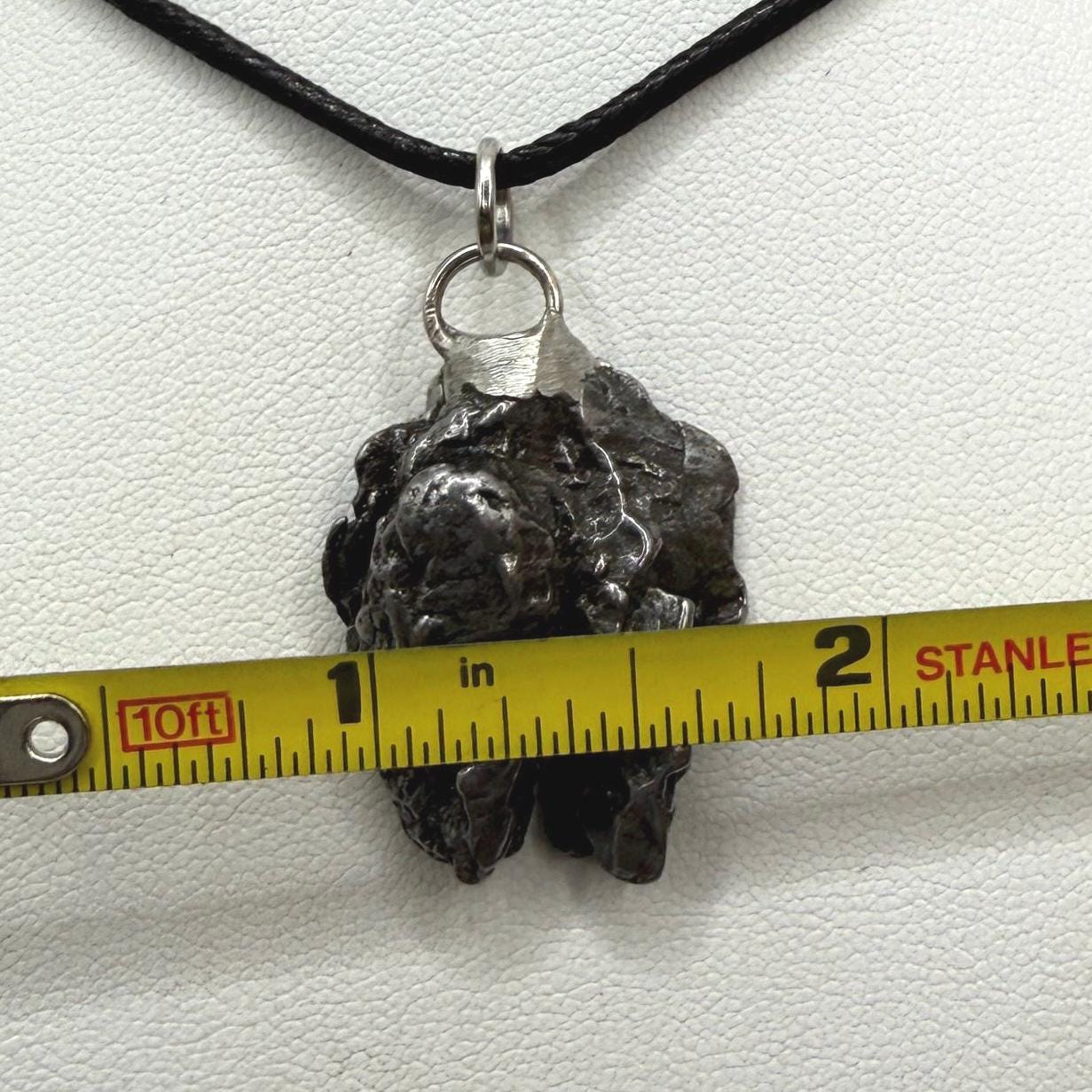 Beautiful Meteorite Campo del Cielo Pendant 13.28 grams, Astronomy Gift, Authentic Meteorite, Meteorite Jewelry, Meteorite Pendant, COA