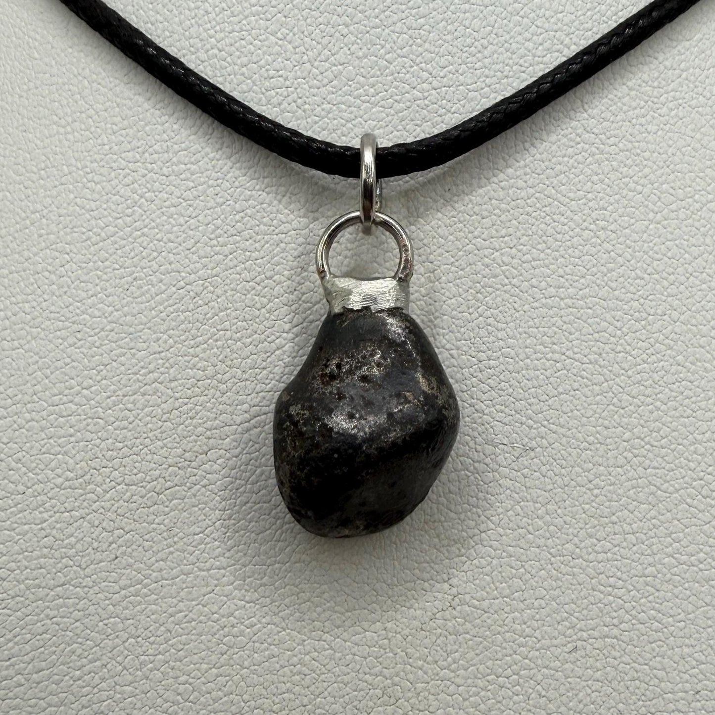 Agoudal Meteorite Pendant, Agoudal, Astronomy Gift, Space Gift, Iron Meteorite, Handmade Pendant, Authentic Iron Meteorite, 7.55 Grams