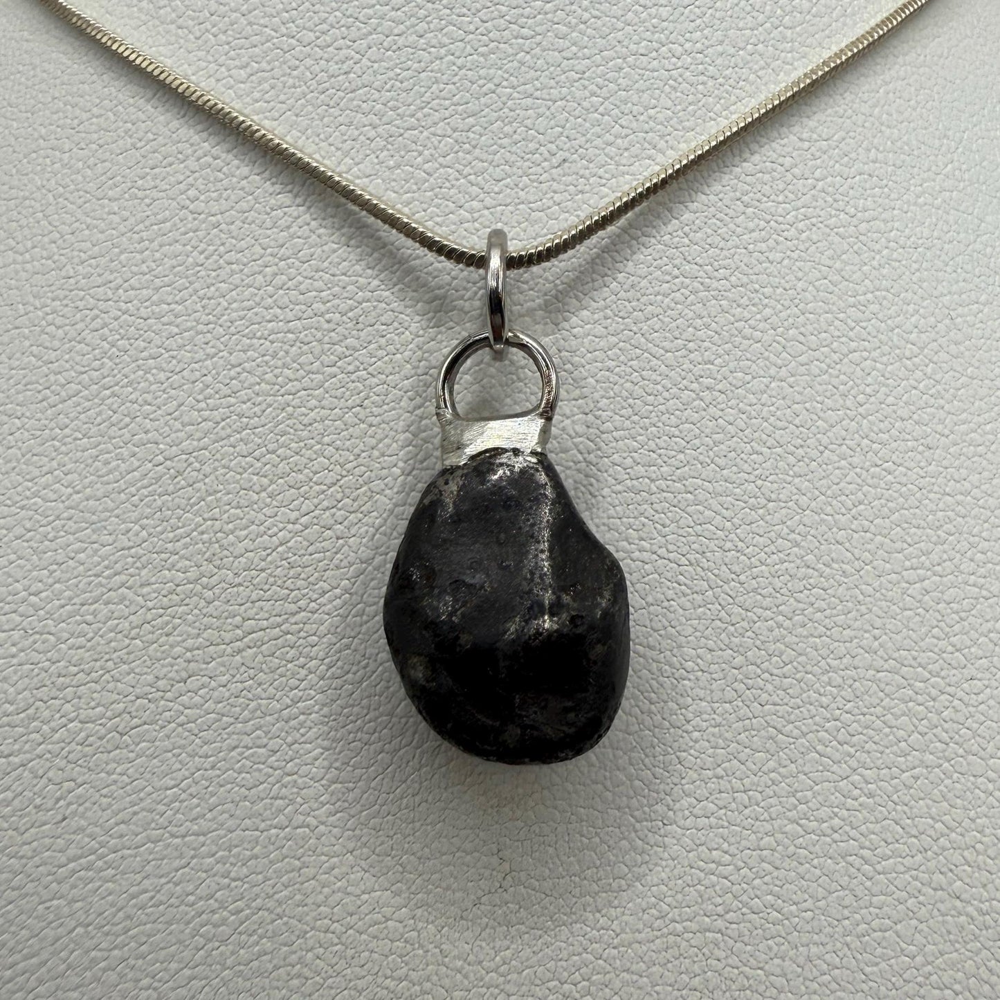Agoudal Meteorite Pendant, Agoudal, Astronomy Gift, Space Gift, Iron Meteorite, Handmade Pendant, Authentic Iron Meteorite, 7.55 Grams