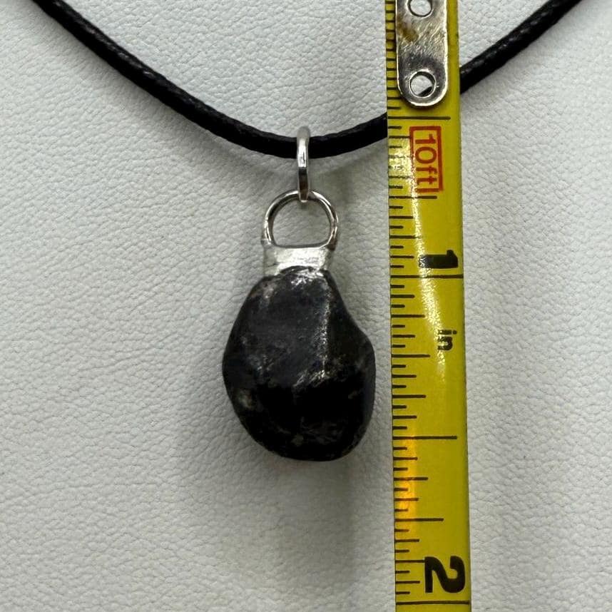 Agoudal Meteorite Pendant, Agoudal, Astronomy Gift, Space Gift, Iron Meteorite, Handmade Pendant, Authentic Iron Meteorite, 7.55 Grams