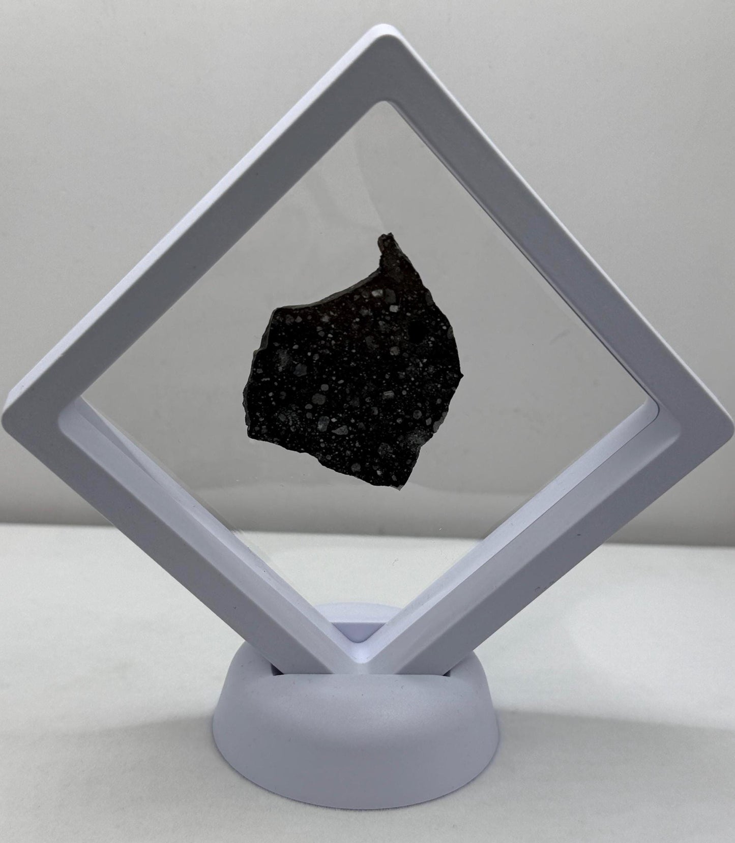 NWA 17679 Lunar Meteorite Slice, Rare Feldspathic Breccia Lunar, Mauritania, Africa, Moon Rock, Astronomy Gift, 7.12 grams