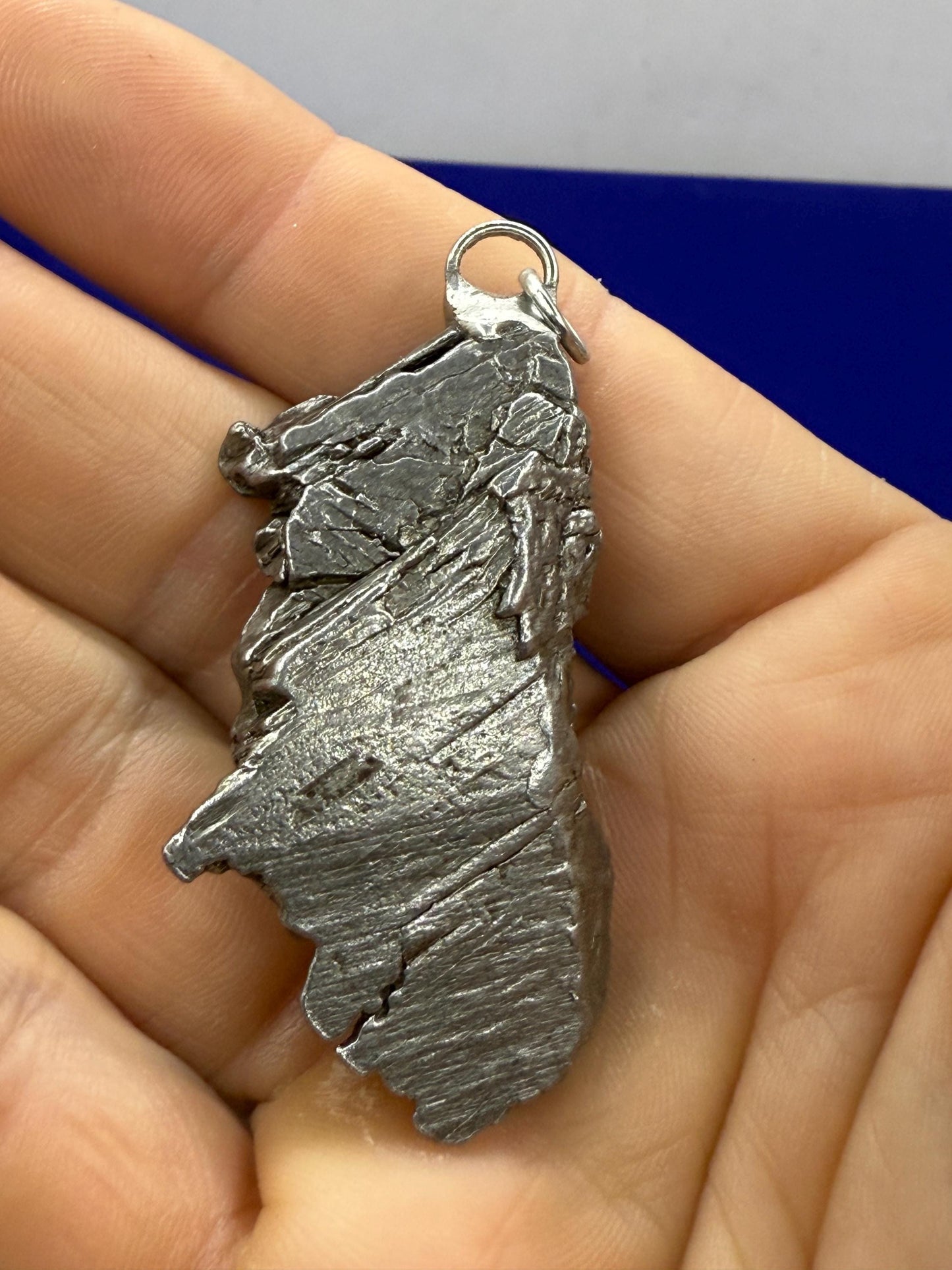 Beautiful Aletai Meteorite Pendant, 32.68 grams, Astronomy Gift, Authentic Meteorite, Meteorite Jewelry, Meteorite Pendant, COA, Space Gift
