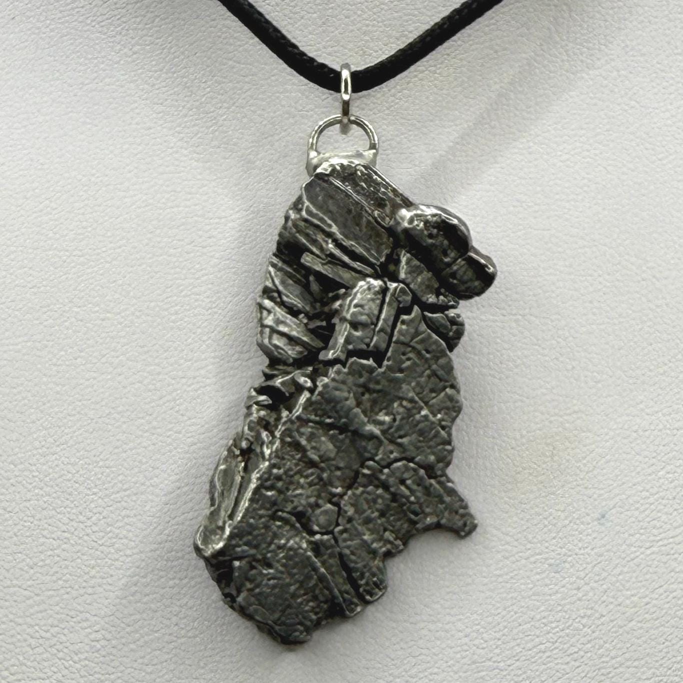 Beautiful Aletai Meteorite Pendant, 32.68 grams, Astronomy Gift, Authentic Meteorite, Meteorite Jewelry, Meteorite Pendant, COA, Space Gift