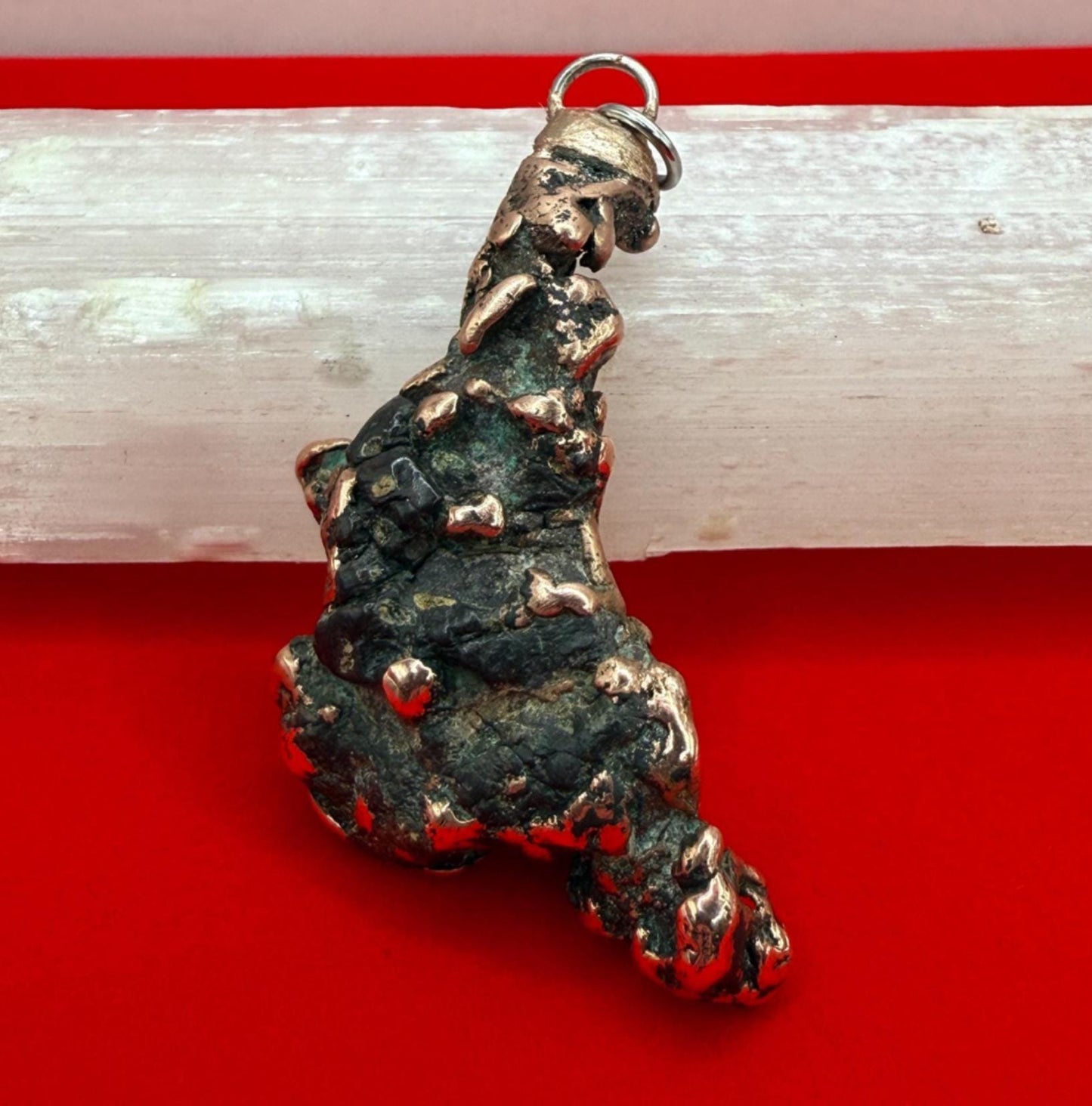 Copper Nugget Pendant, Copper Pendant, Michigan Copper, Michigan Float Copper, Handmade Pendant, Michigan Gift, Copper Jewelry, 39.60 grams