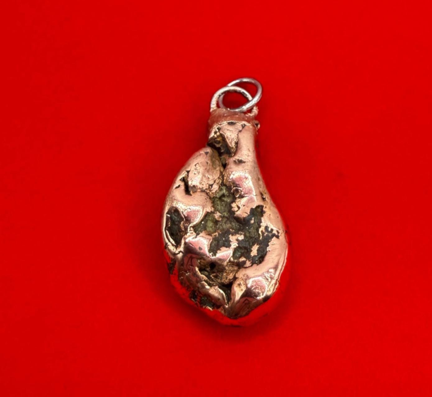 Copper Nugget Pendant, Copper Pendant, Michigan Copper, Michigan Float Copper, Handmade Pendant, Michigan Gift, Copper Jewelry, 13.43 grams