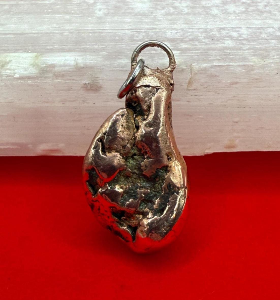 Copper Nugget Pendant, Copper Pendant, Michigan Copper, Michigan Float Copper, Handmade Pendant, Michigan Gift, Copper Jewelry, 13.43 grams