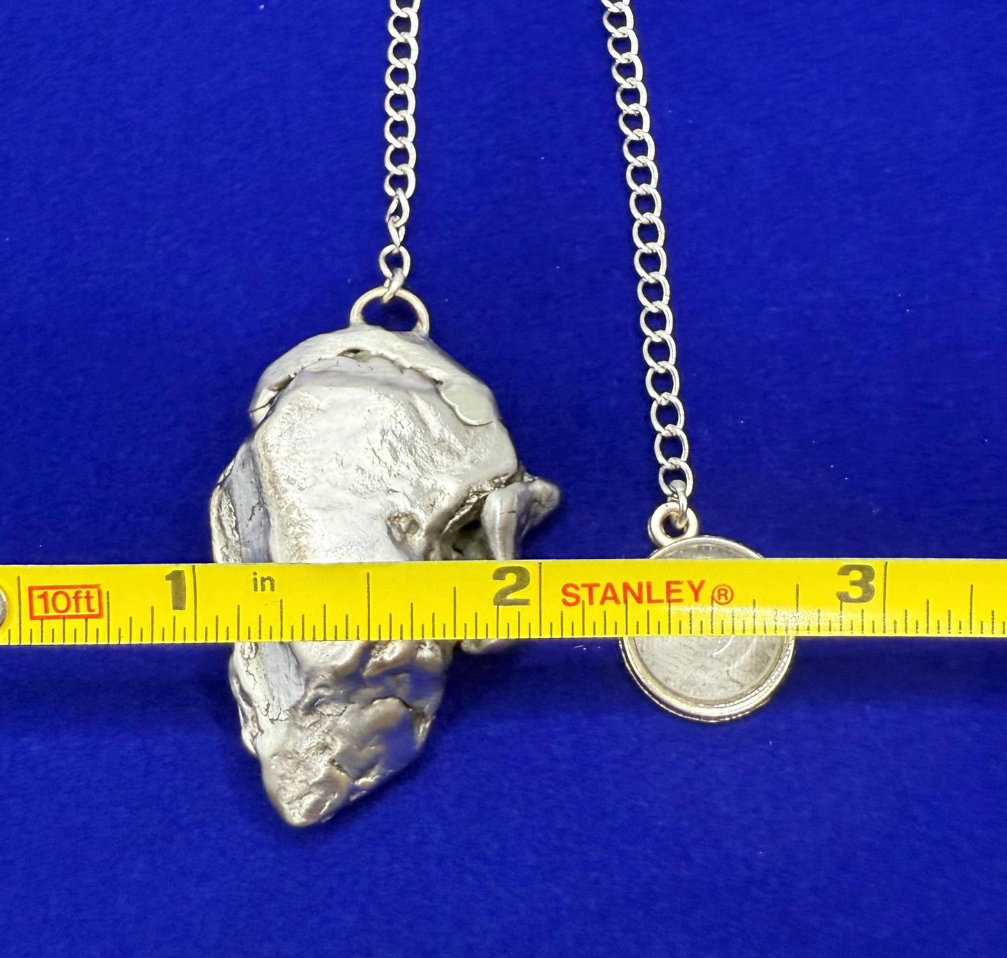 Beautiful Aletai Meteorite Pendulum, 52.16 grams, Astronomy Gift, Meditation Tool, Authentic Meteorite, Pendulum, Meteorite Pendant