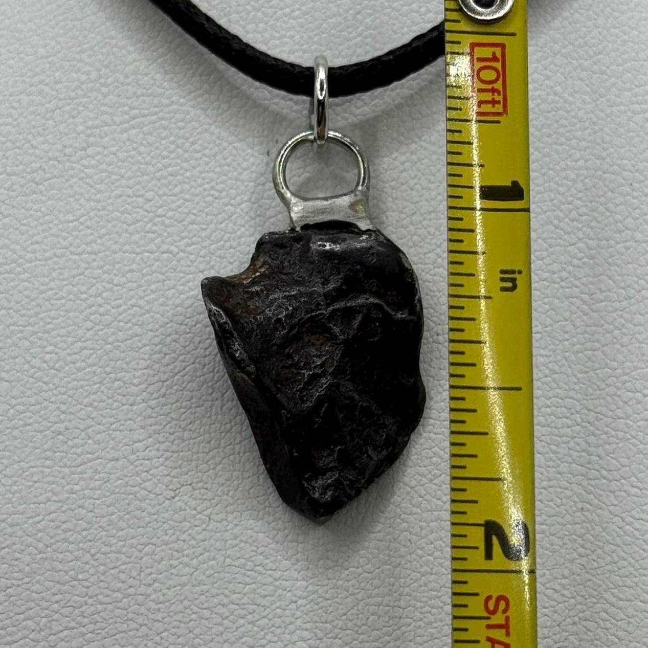 Rare Canyon Diablo Meteorite Pendant 4.97 grams, Beautiful and unique meteorite formation, Astronomy Gift, Space Gift, Iron Meteorite