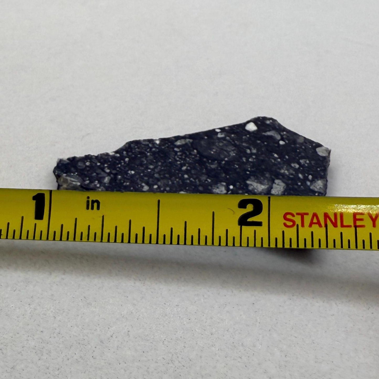 NWA 17679 Lunar Meteorite Slice, Rare Feldspathic Breccia Lunar, Mauritania, Africa, Moon Rock, Astronomy Gift, 3.18 grams