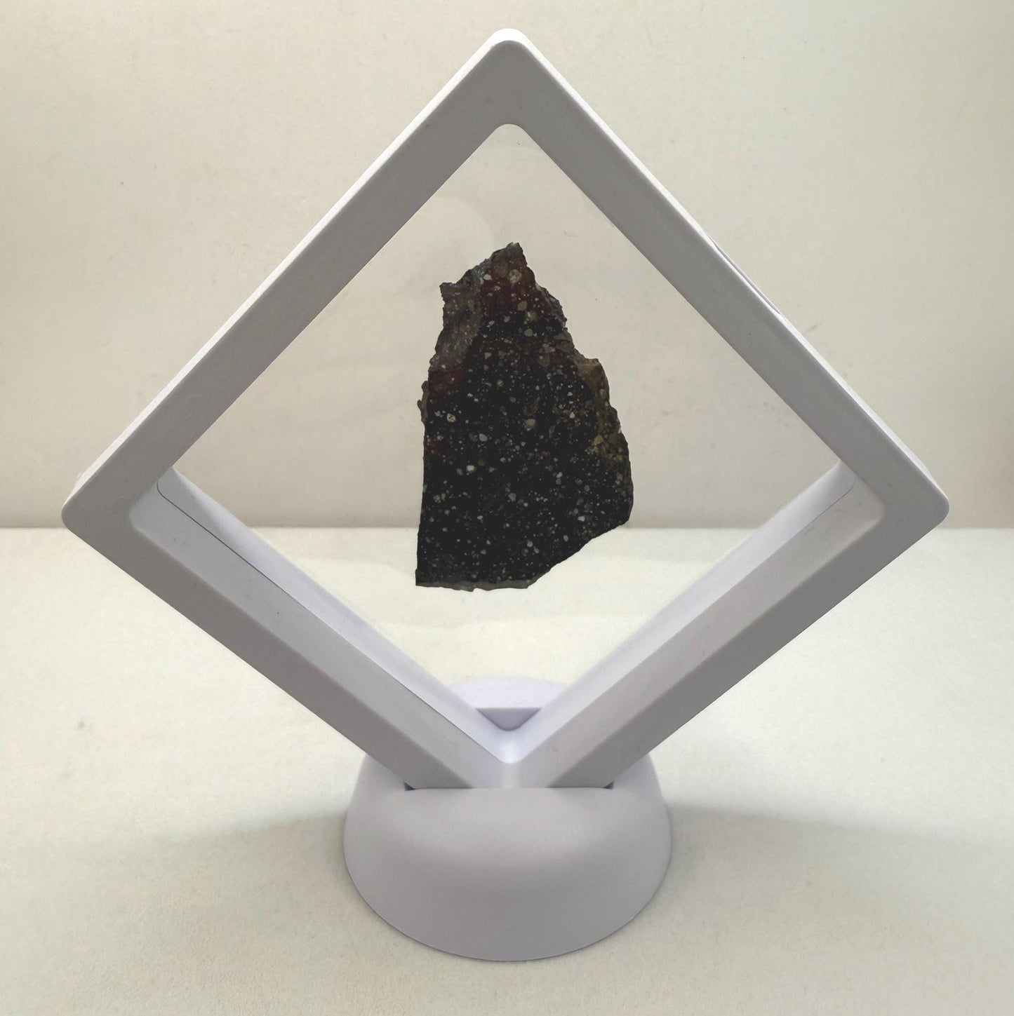 NWA 17679 Lunar Meteorite Slice, Rare Feldspathic Breccia Lunar, Mauritania, Africa, Moon Rock, Astronomy Gift, 7.23 grams