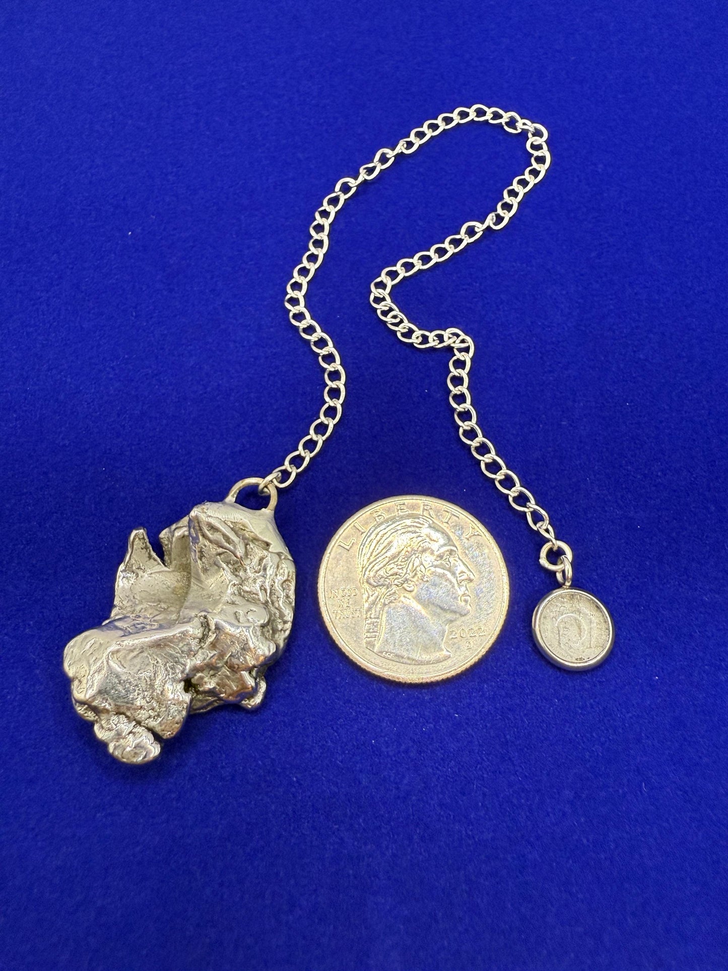 Beautiful Aletai Meteorite Pendulum, 22.51 grams, Astronomy Gift, Meditation Tool, Authentic Meteorite, Pendulum, Meteorite Pendant