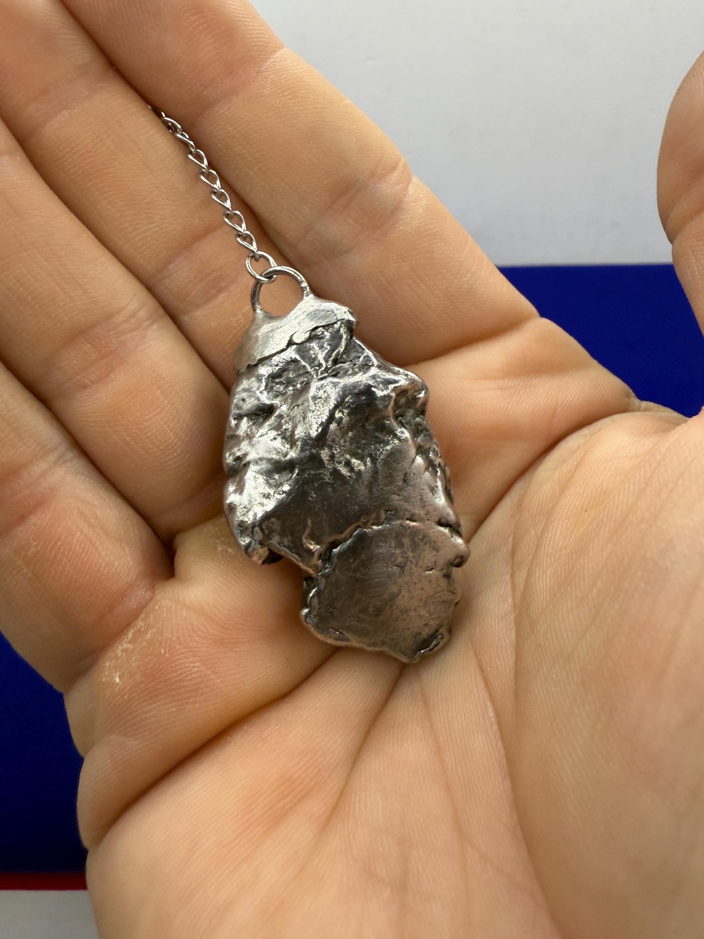 Beautiful Aletai Meteorite Pendulum, 48.39 grams, Astronomy Gift, Meditation Tool, Authentic Meteorite, Pendulum, Meteorite Pendant