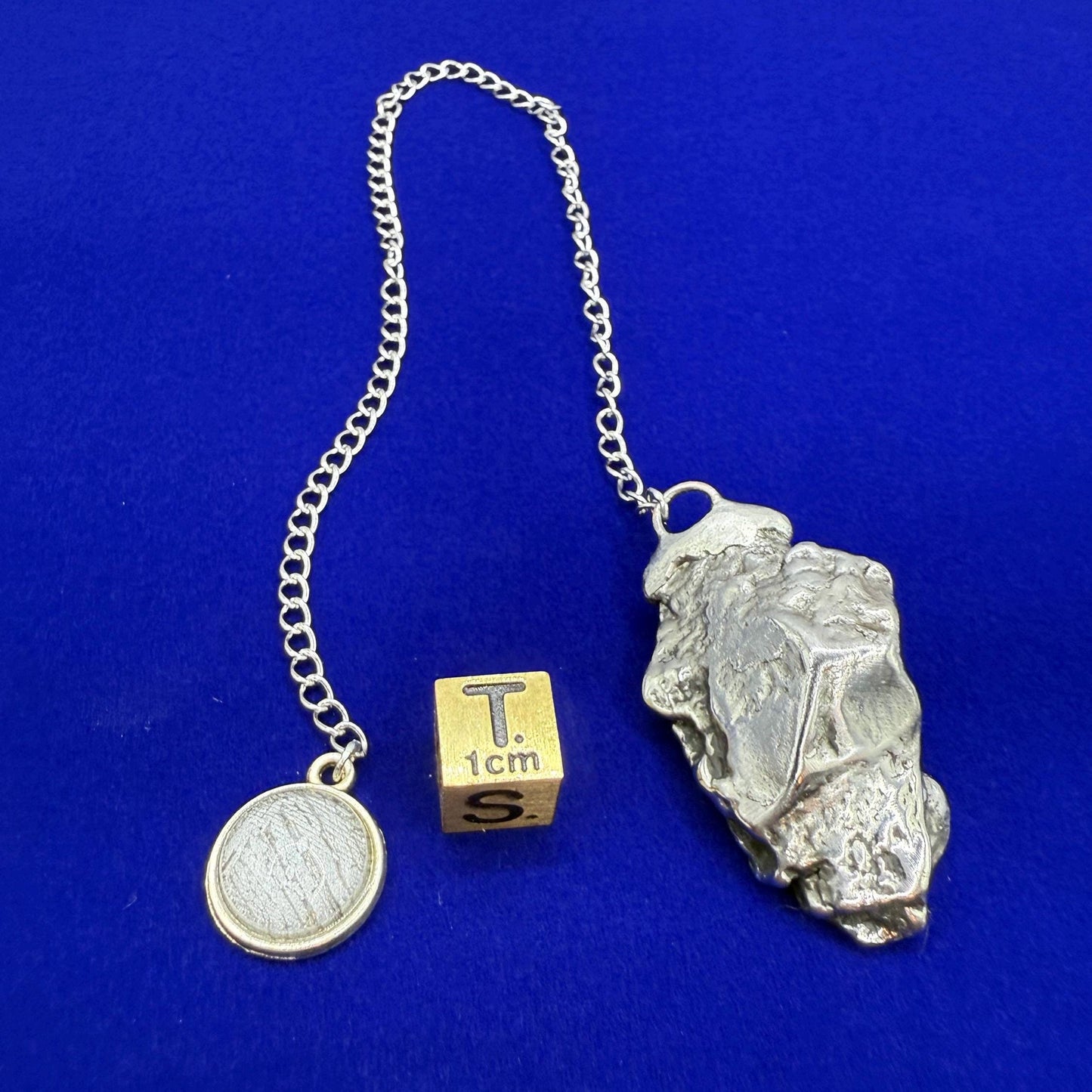 Beautiful Aletai Meteorite Pendulum, 48.39 grams, Astronomy Gift, Meditation Tool, Authentic Meteorite, Pendulum, Meteorite Pendant