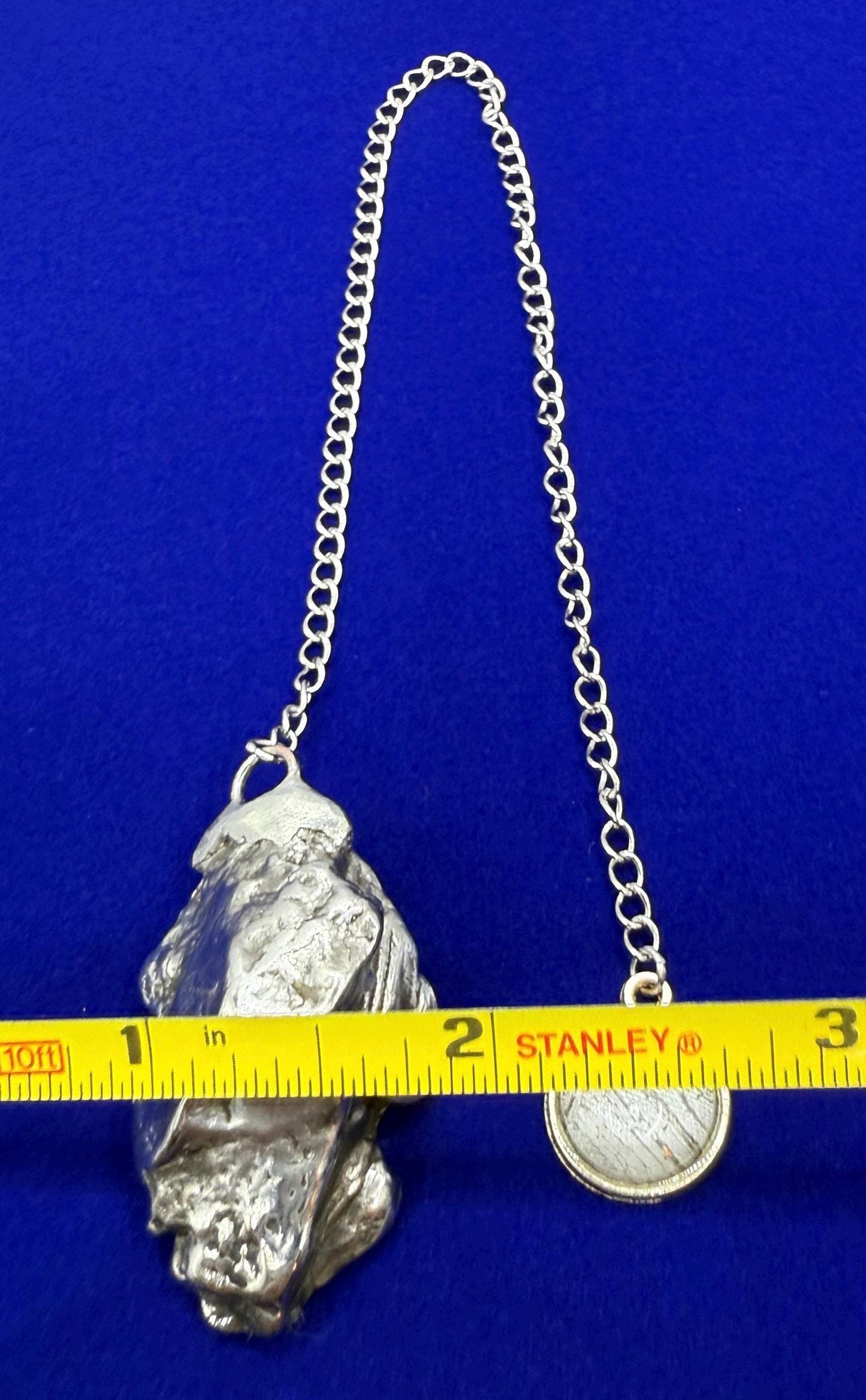 Beautiful Aletai Meteorite Pendulum, 48.39 grams, Astronomy Gift, Meditation Tool, Authentic Meteorite, Pendulum, Meteorite Pendant