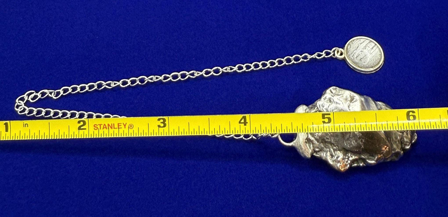 Beautiful Aletai Meteorite Pendulum, 48.39 grams, Astronomy Gift, Meditation Tool, Authentic Meteorite, Pendulum, Meteorite Pendant