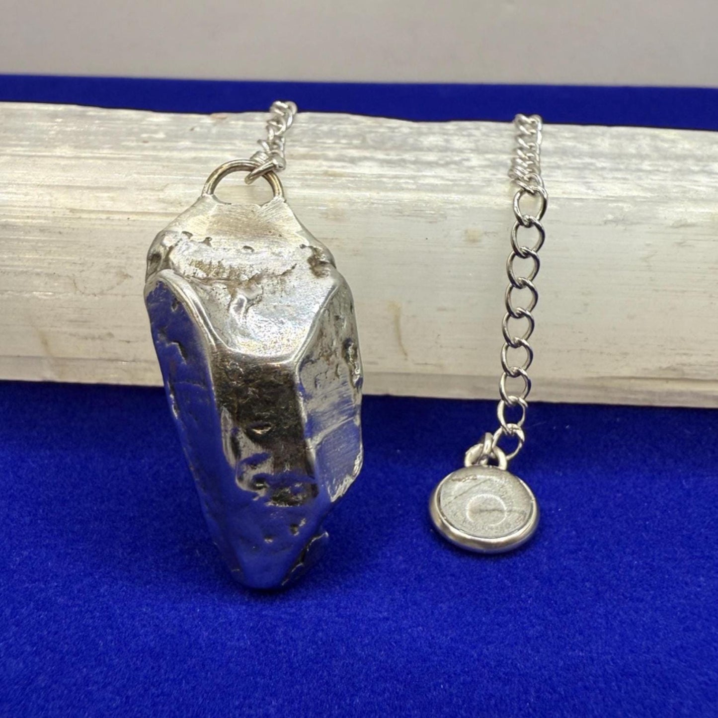 Beautiful Aletai Meteorite Pendulum, 22.07 grams, Astronomy Gift, Meditation Tool, Authentic Meteorite, Pendulum, Meteorite Pendant