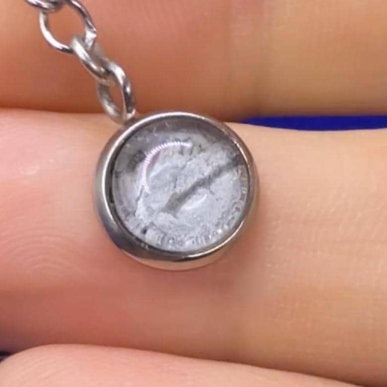 Beautiful Aletai Meteorite Pendulum, 22.07 grams, Astronomy Gift, Meditation Tool, Authentic Meteorite, Pendulum, Meteorite Pendant