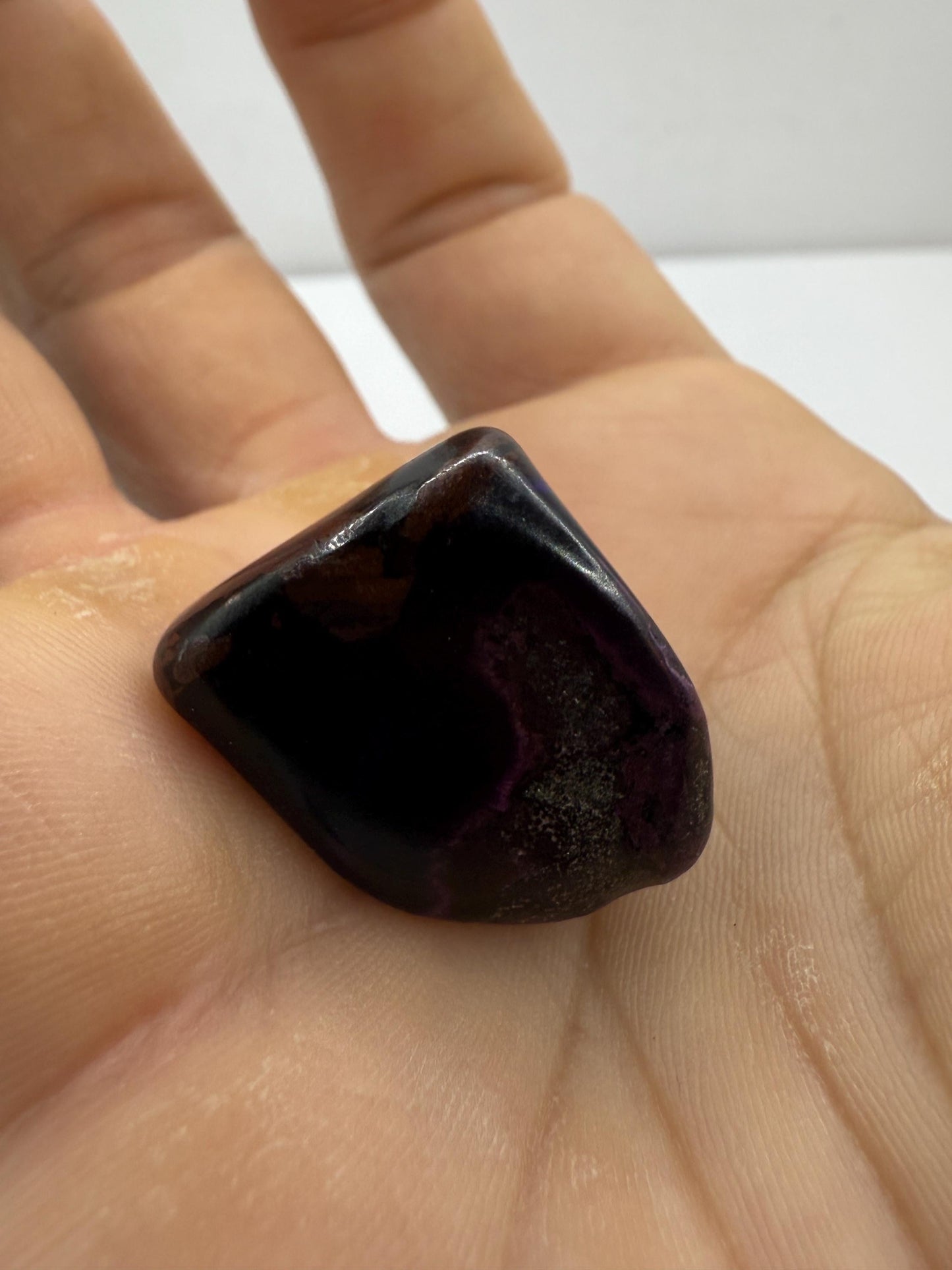 Sugalite Specimen, Polished Sugalite, Rare Sugalite, Inner Peace, South African, Reiki Energy Work, Authentic Sugalite, 11.85 grams