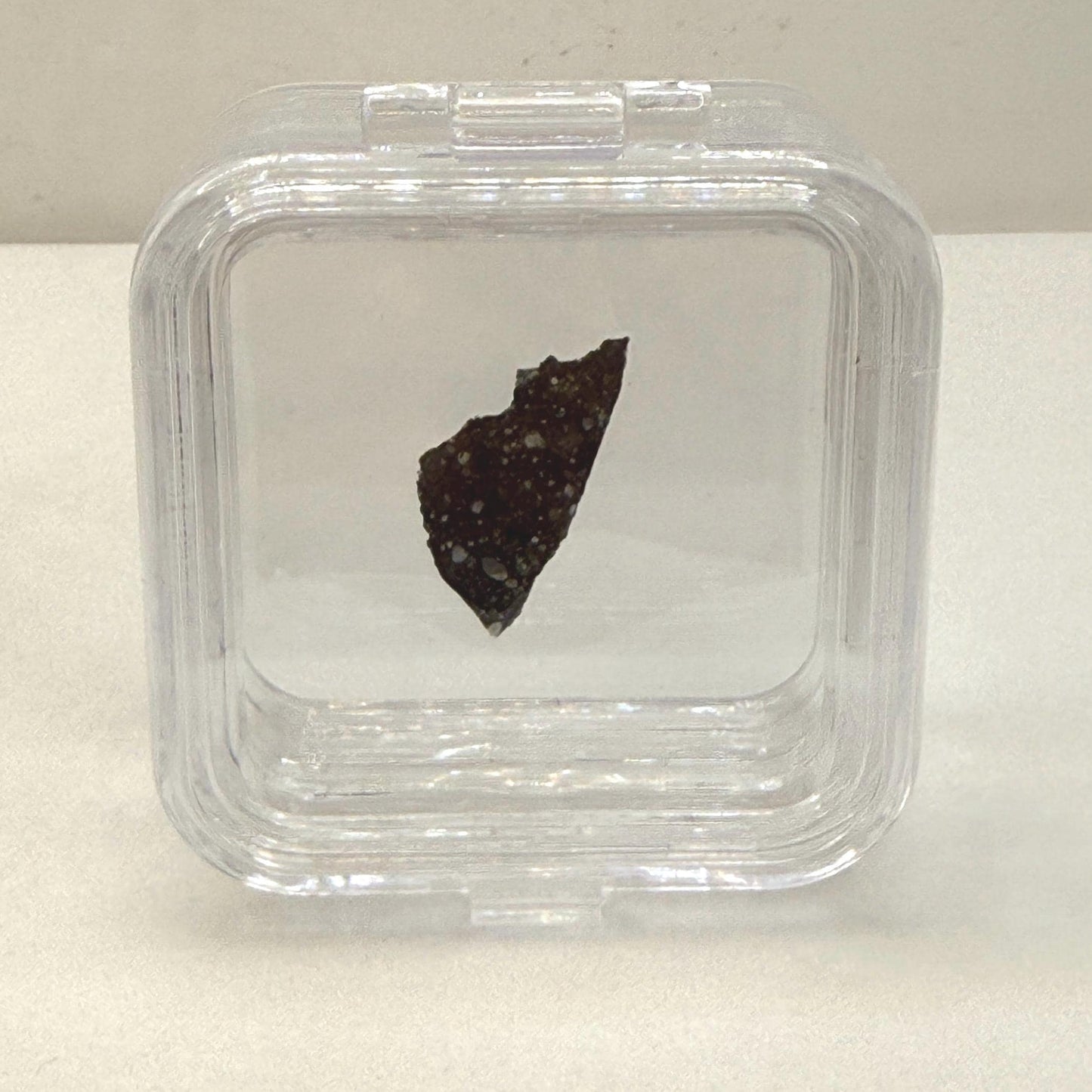 NWA 17679 Lunar Meteorite Slice, Rare Feldspathic Breccia Lunar, Mauritania, Africa, Moon Rock, Astronomy Gift, 0.69 grams