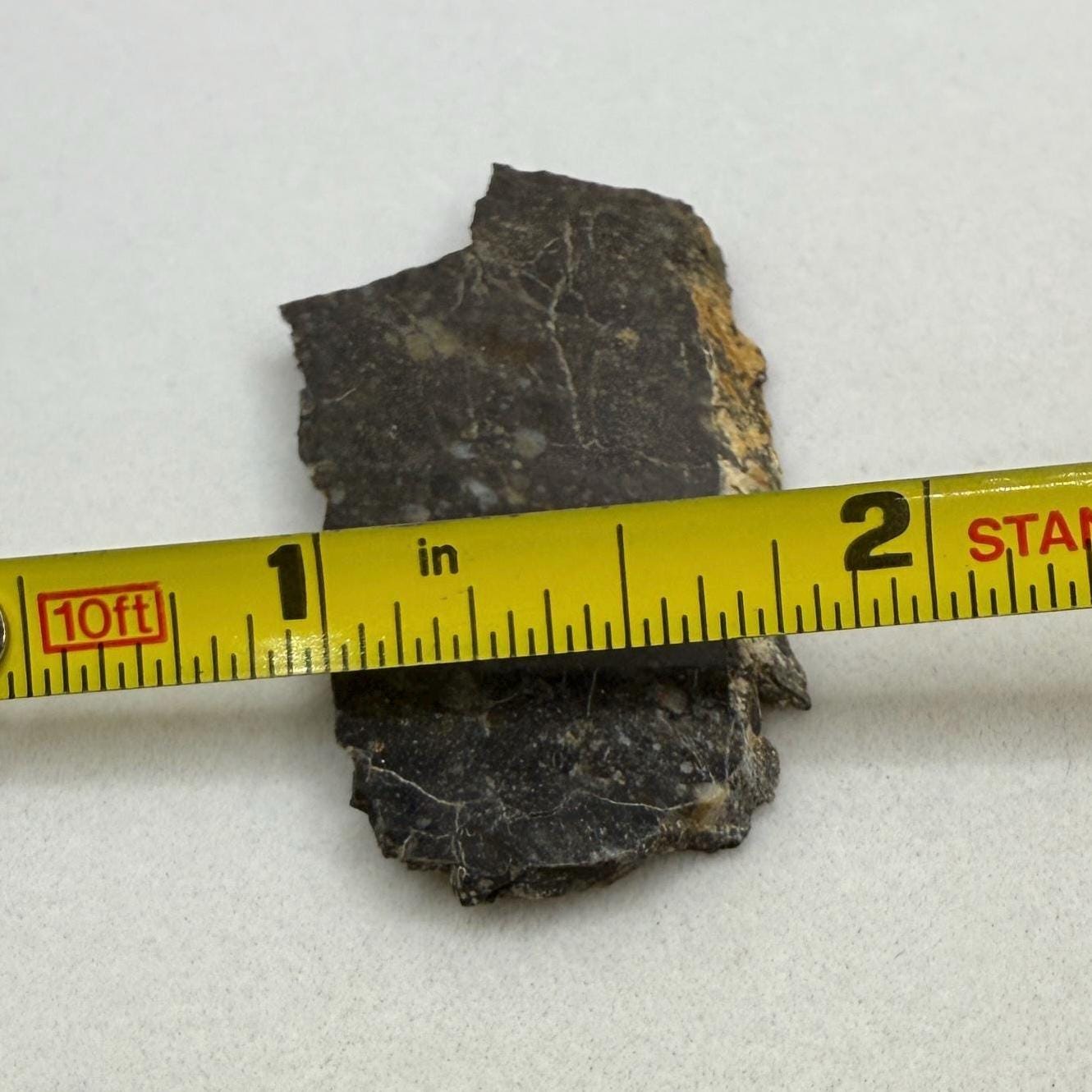 NWA 11182 Moon/Lunar Slice, Moon Rock, Moon Meteorite, Lunar Feldspathic Breccia, Meteorite Collection, Space Gift, Astronomy Gift, 4.95g