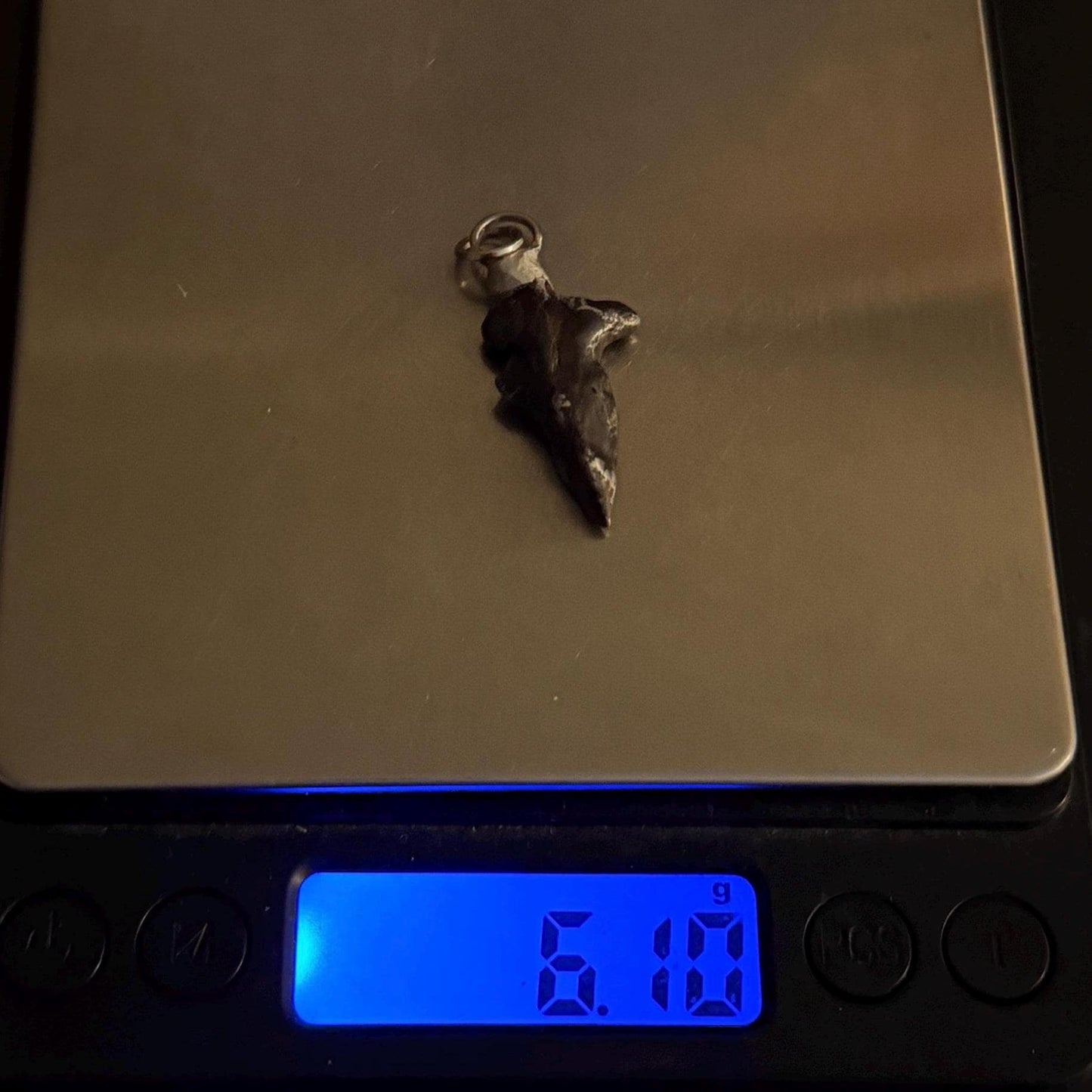 Agoudal Meteorite Pendant, Agoudal, Astronomy Gift, Space Gift, Iron Meteorite, Handmade Pendant, Authentic Iron Meteorite, 6.10 Grams