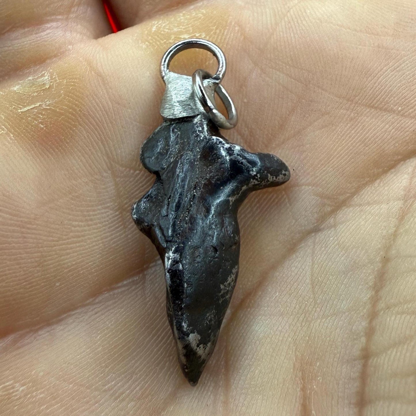 Agoudal Meteorite Pendant, Agoudal, Astronomy Gift, Space Gift, Iron Meteorite, Handmade Pendant, Authentic Iron Meteorite, 6.10 Grams