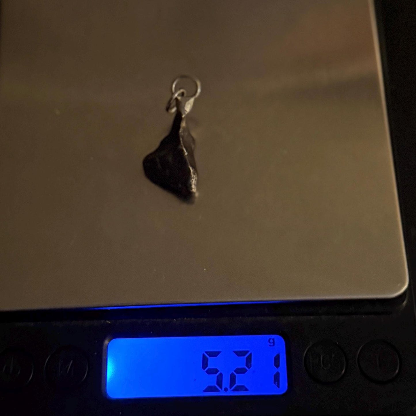 Agoudal Meteorite Pendant, Agoudal, Astronomy Gift, Space Gift, Iron Meteorite, Handmade Pendant, Authentic Iron Meteorite, 5.21 Grams