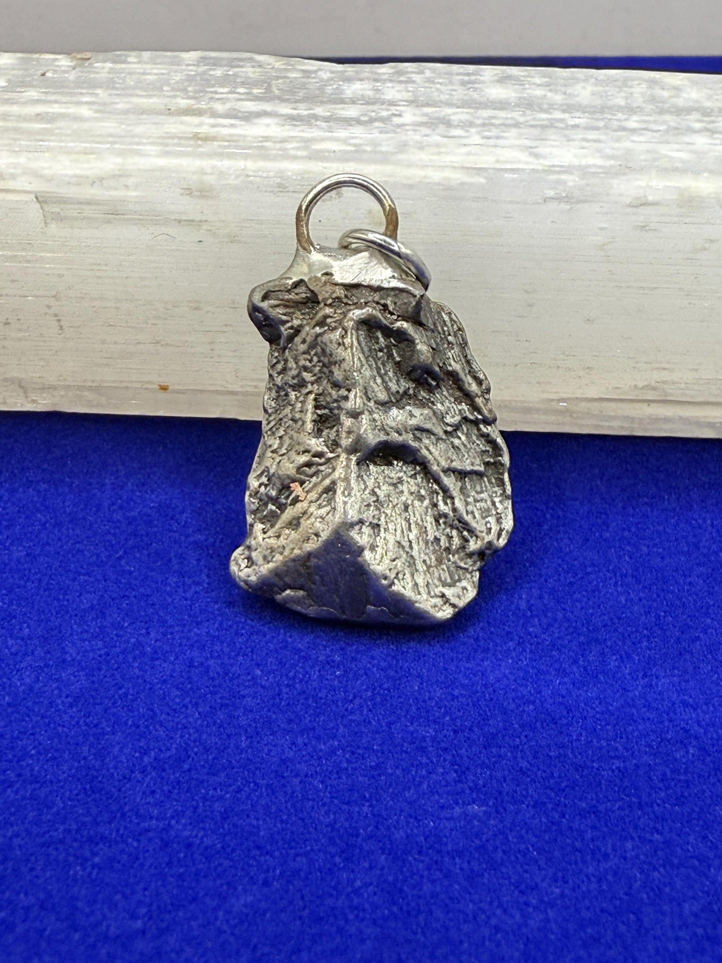 Beautiful Meteorite Campo del Cielo Pendant 14.53 Grams, Astronomy Gift, Authentic Meteorite, Meteorite Jewelry, Meteorite Pendant, COA