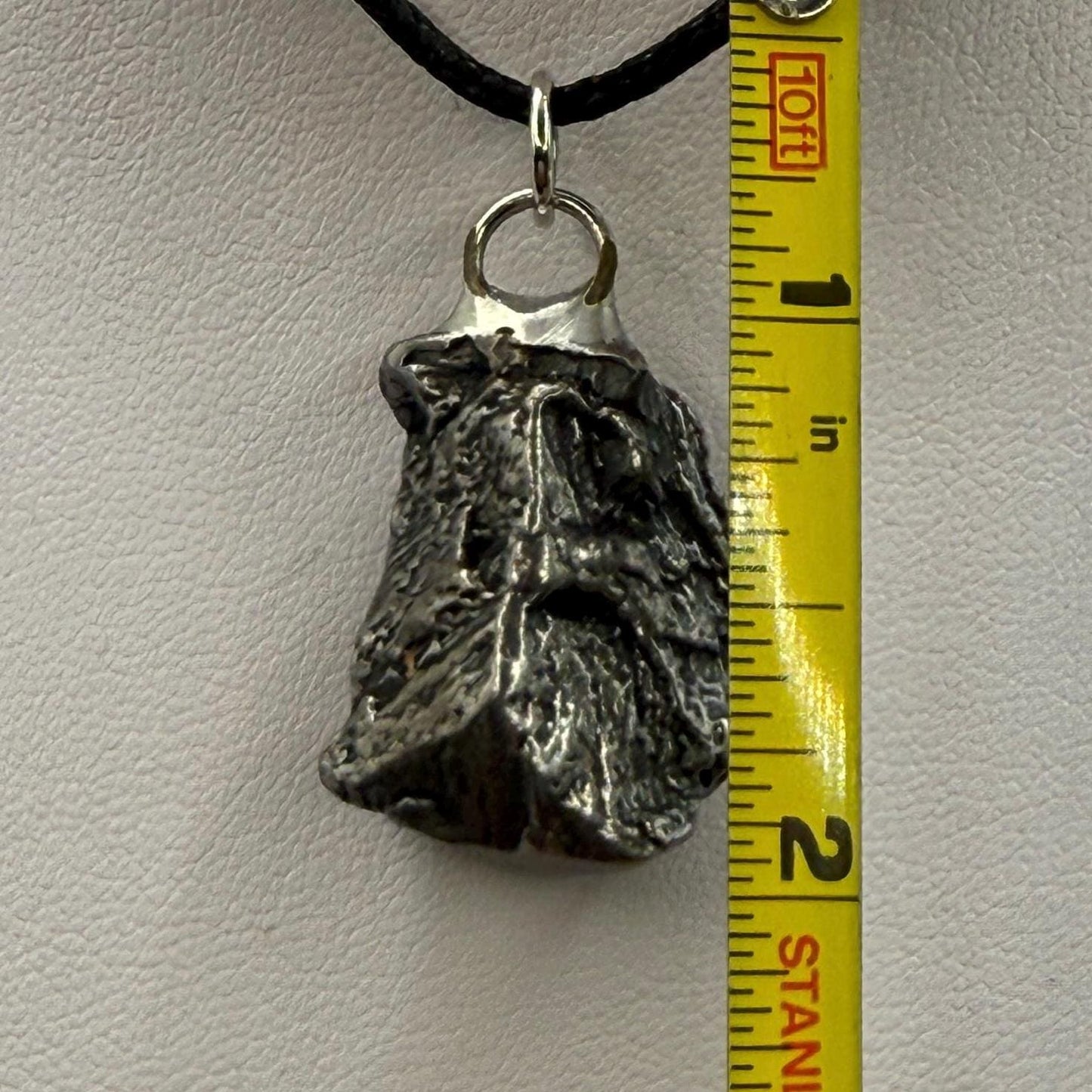 Beautiful Meteorite Campo del Cielo Pendant 14.53 Grams, Astronomy Gift, Authentic Meteorite, Meteorite Jewelry, Meteorite Pendant, COA