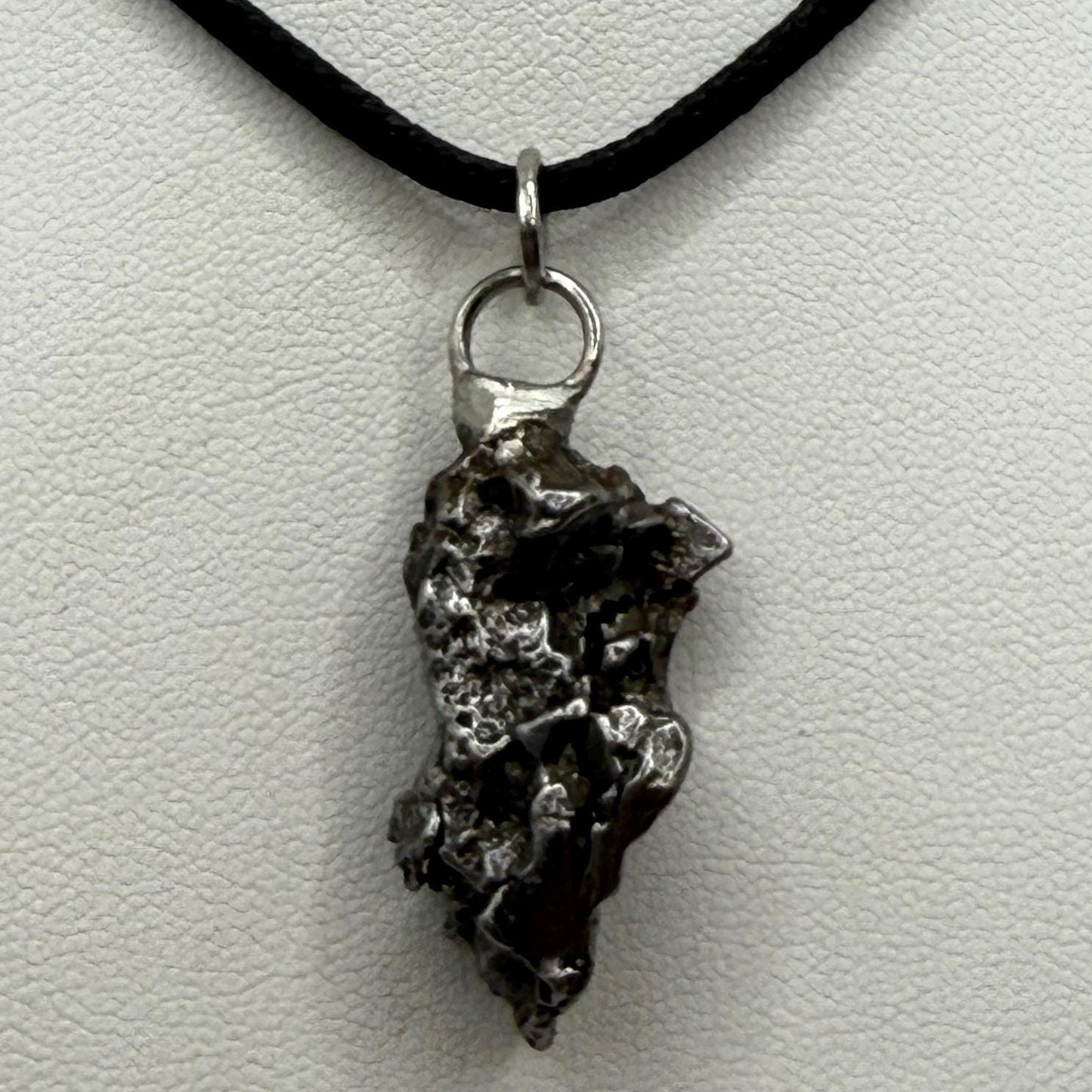 Beautiful Meteorite Campo del Cielo Pendant 10.22 grams, Astronomy Gift, Authentic Meteorite, Meteorite Jewelry, Meteorite Pendant, COA
