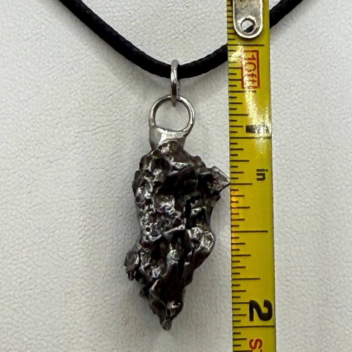 Beautiful Meteorite Campo del Cielo Pendant 10.22 grams, Astronomy Gift, Authentic Meteorite, Meteorite Jewelry, Meteorite Pendant, COA