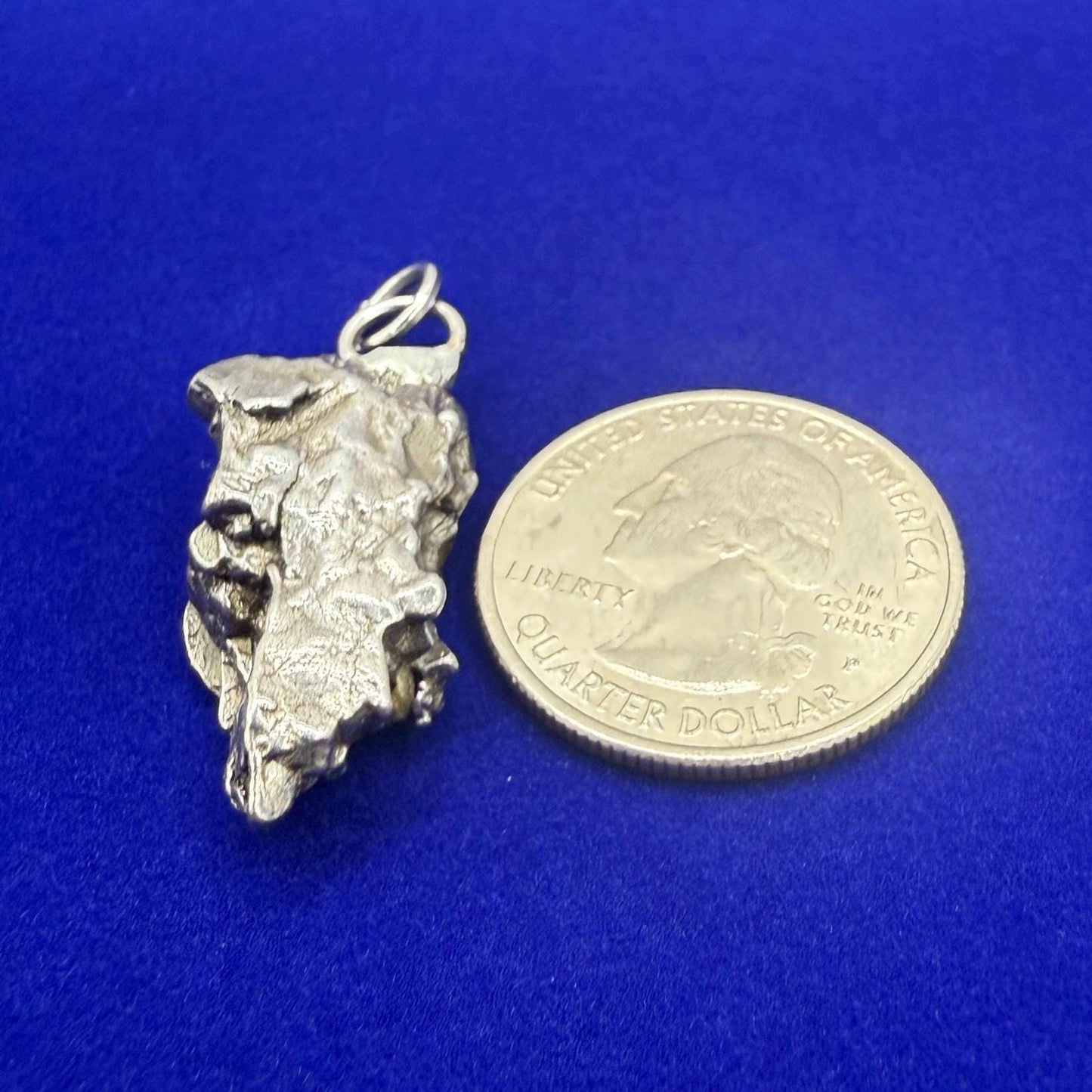 Beautiful Meteorite Campo del Cielo Pendant 10.22 grams, Astronomy Gift, Authentic Meteorite, Meteorite Jewelry, Meteorite Pendant, COA