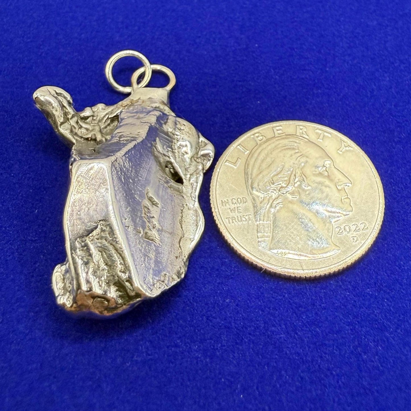 Beautiful Aletai Meteorite Pendant, 21.94 grams, Astronomy Gift, Authentic Meteorite, Meteorite Jewelry, Meteorite Pendant, COA, Space Gift