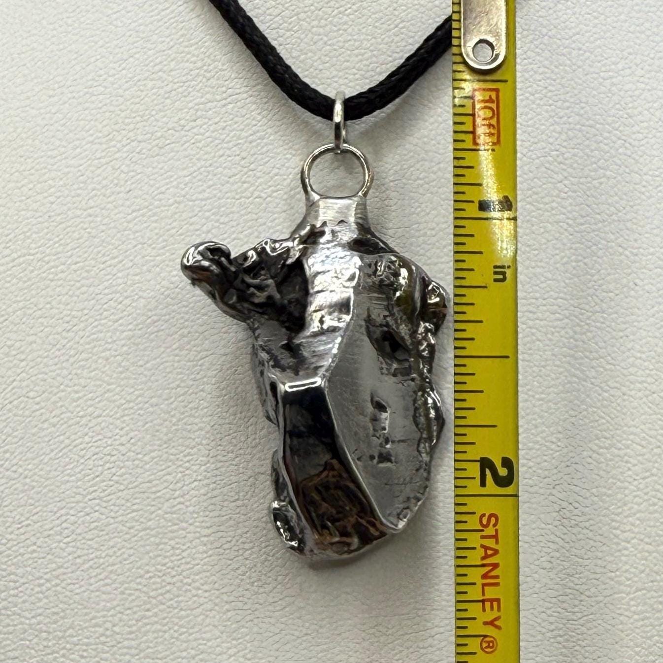 Beautiful Aletai Meteorite Pendant, 21.94 grams, Astronomy Gift, Authentic Meteorite, Meteorite Jewelry, Meteorite Pendant, COA, Space Gift
