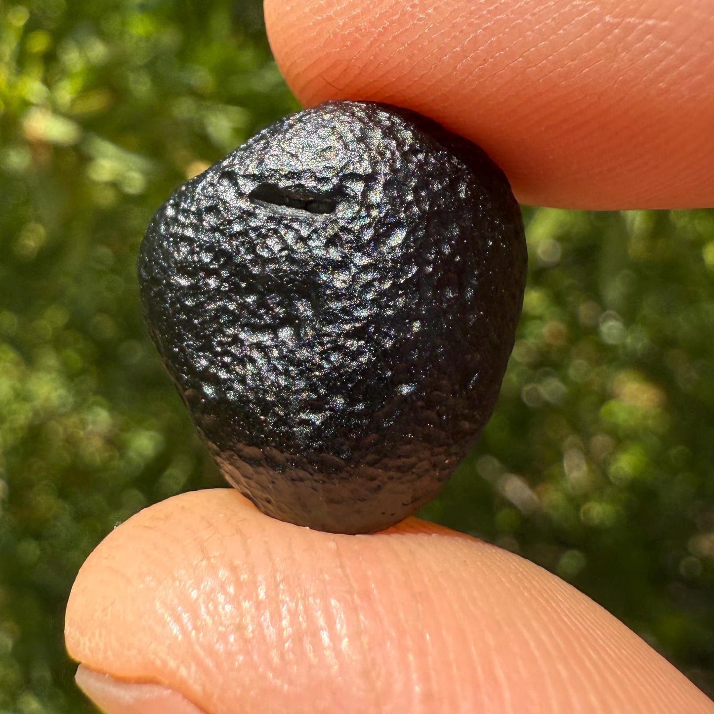 Saffordite Specimen, Cintamani, Rare and Beautiful, Triangle on Surface, Shamanic, Arizona, Pseudotektite, Obsidian, Metaphysical, 3.59g