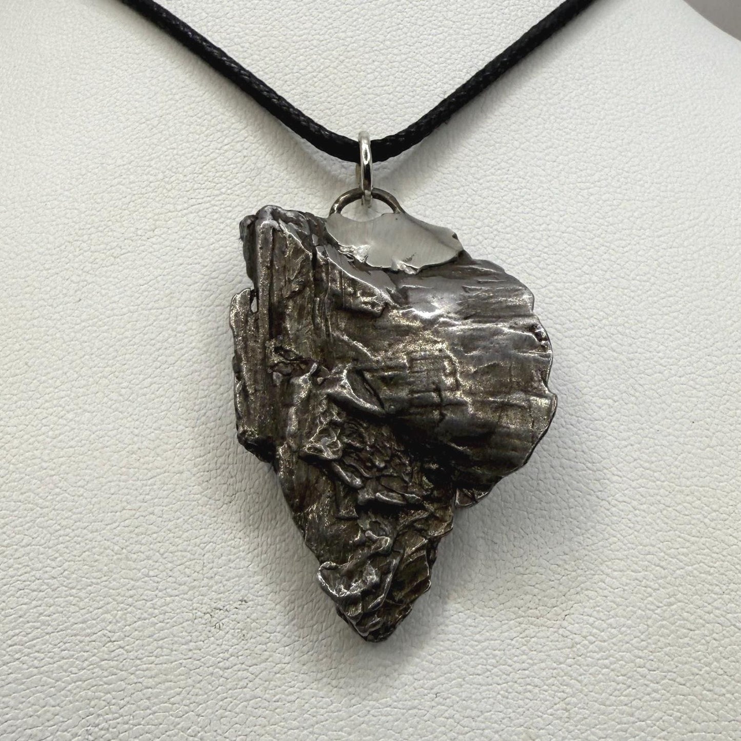 Beautiful Aletai Meteorite Pendant, 23.62 grams, Astronomy Gift, Authentic Meteorite, Meteorite Jewelry, Meteorite Pendant, COA, Space Gift