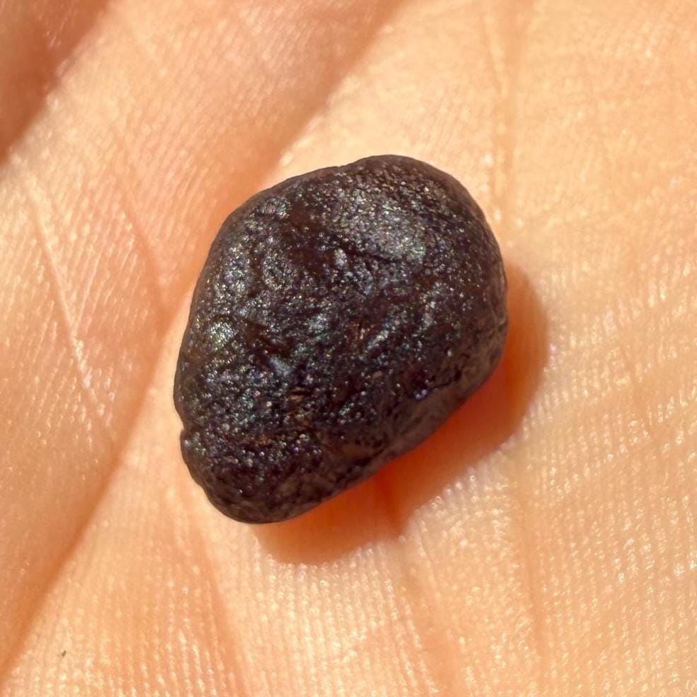 Saffordite Stone, Cintamani, Rare and Beautiful, Shamanic, Arizona, Pseudotektite, Obsidian, Metaphysical, 1.37 grams