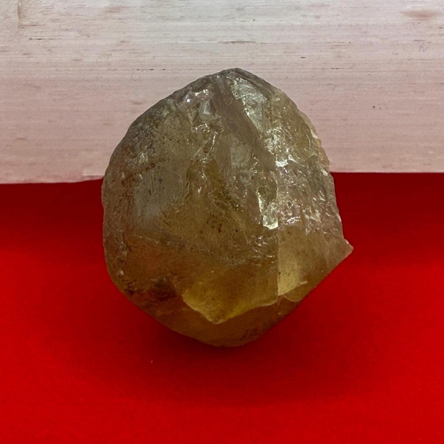Golden Brazilian Phenacite, 8.96g (44.8 Carats) Tangerine Phenacite, High-Vibration Gemstone from Bahia, Brazil, Rare Collector’s Crystal