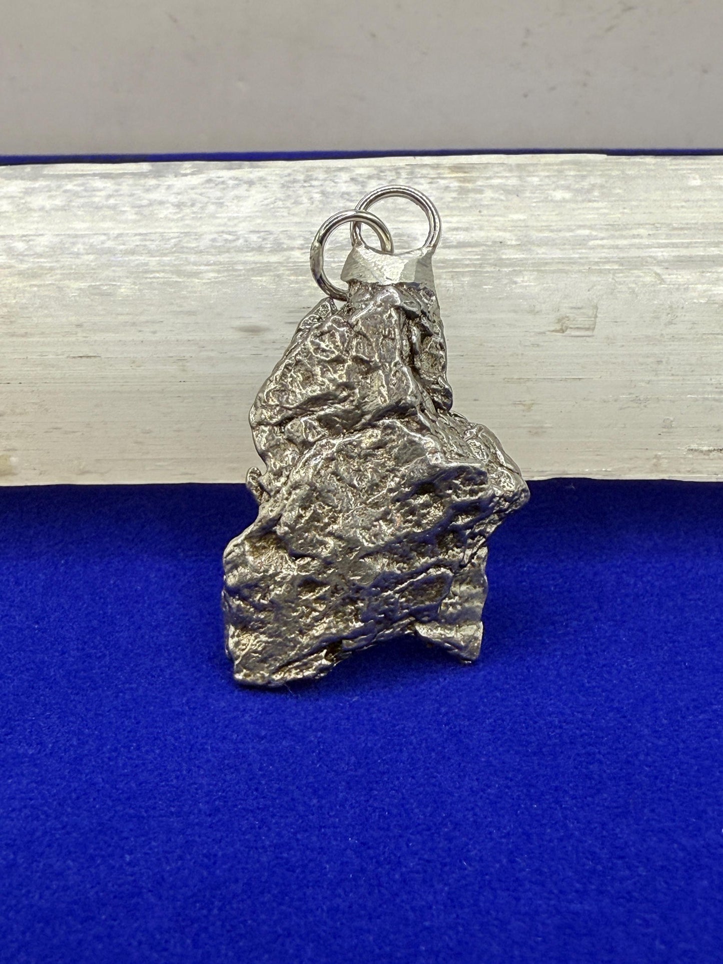 Beautiful Meteorite Campo del Cielo Pendant, 15.67 Grams, Astronomy Gift, Authentic Meteorite, Meteorite Jewelry, Meteorite Pendant, COA