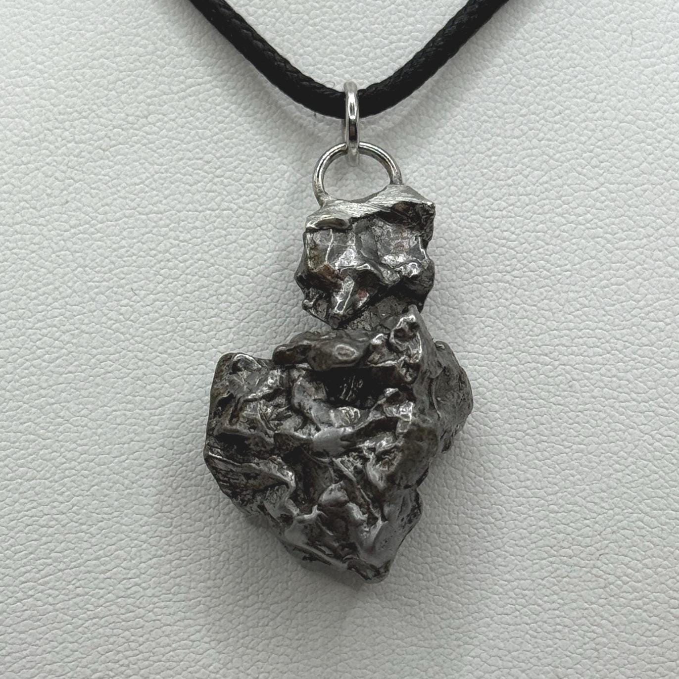 Unique and Rare Campo del Cielo Meteorite Pendant 16.84 grams, Astronomy Gift, Rare Moving Piece, Iron Meteorite, Space Gift, Space