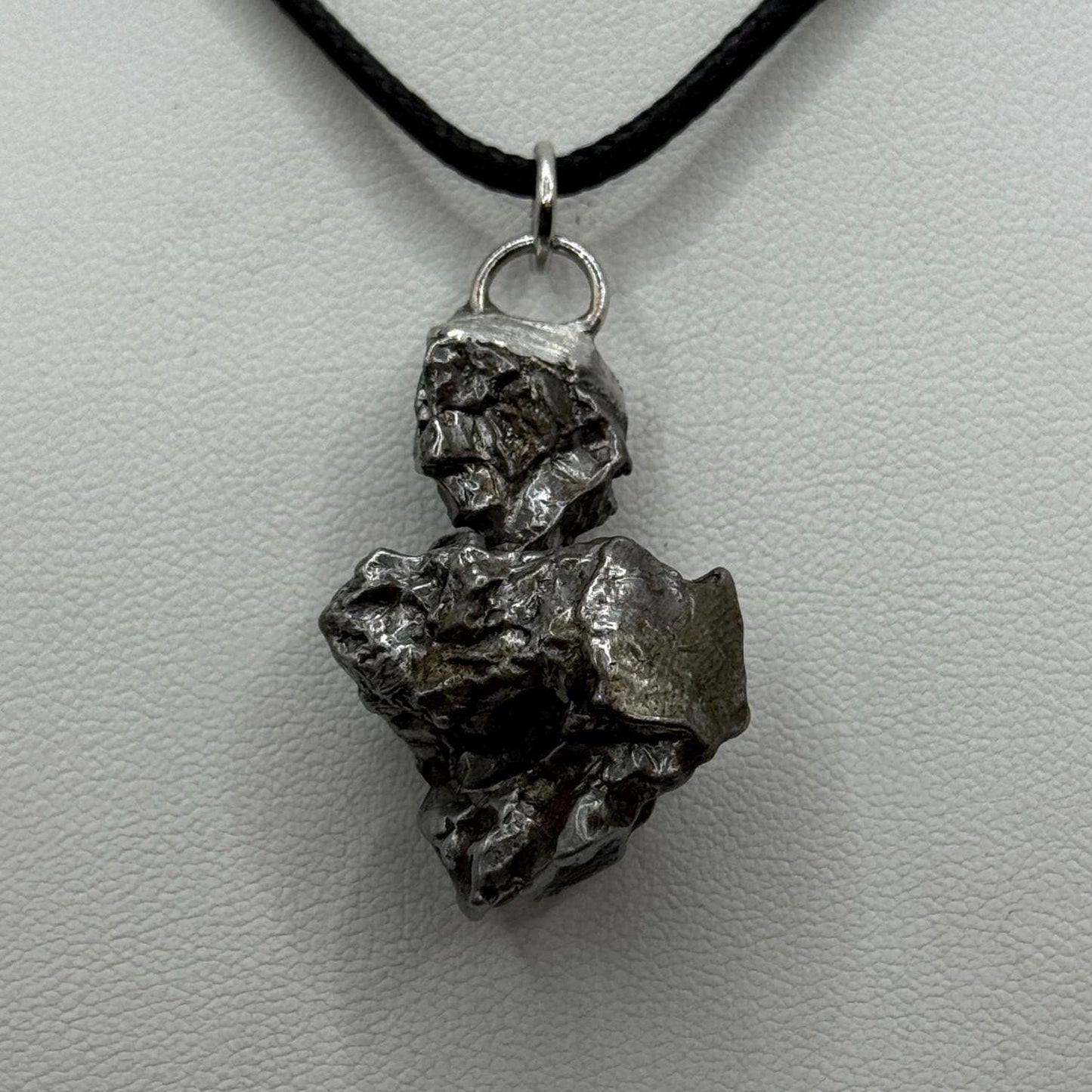 Unique and Rare Campo del Cielo Meteorite Pendant 16.84 grams, Astronomy Gift, Rare Moving Piece, Iron Meteorite, Space Gift, Space