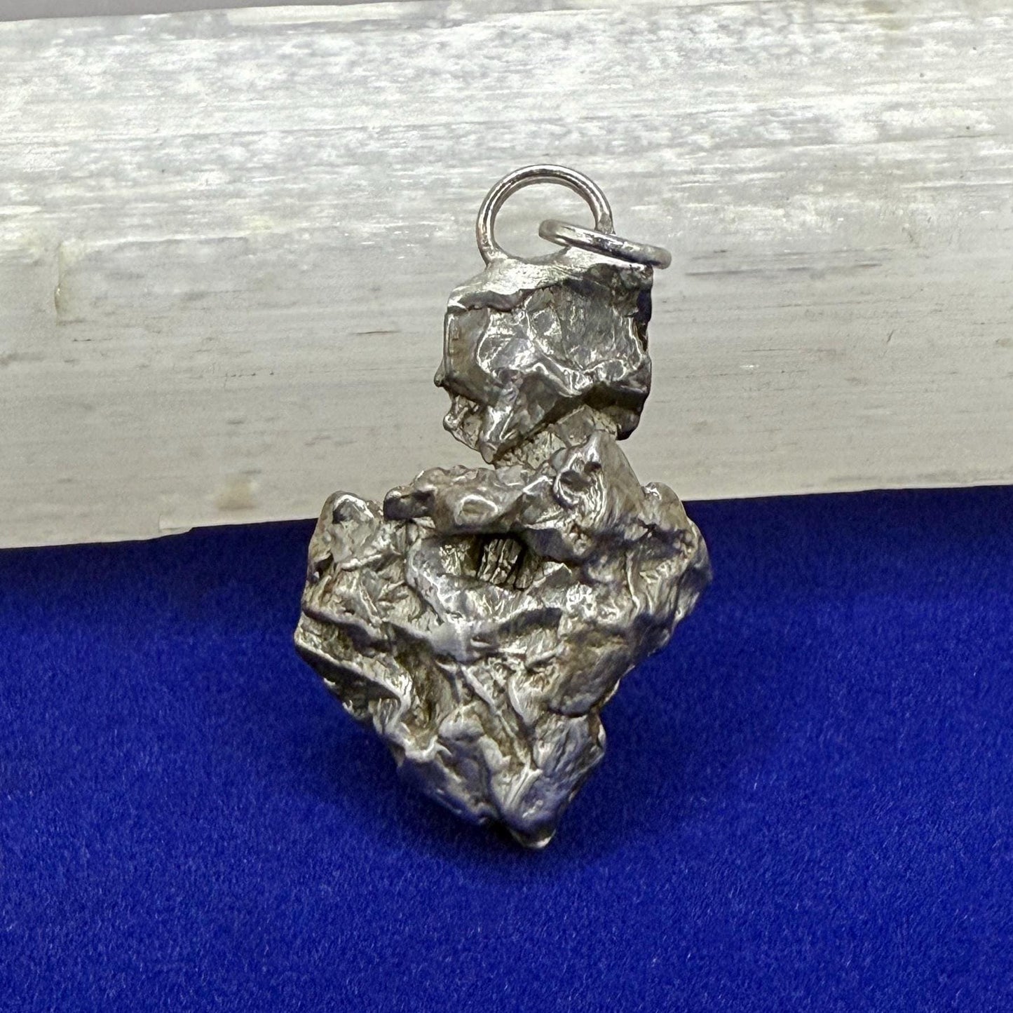 Unique and Rare Campo del Cielo Meteorite Pendant 16.84 grams, Astronomy Gift, Rare Moving Piece, Iron Meteorite, Space Gift, Space